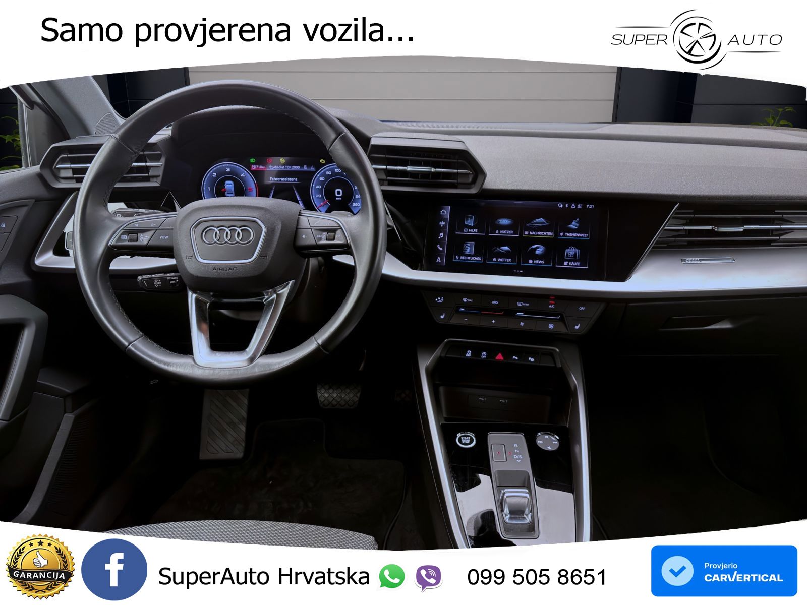 Audi A3 Limuzina 35 TDI (150 KS) S tronic advanced