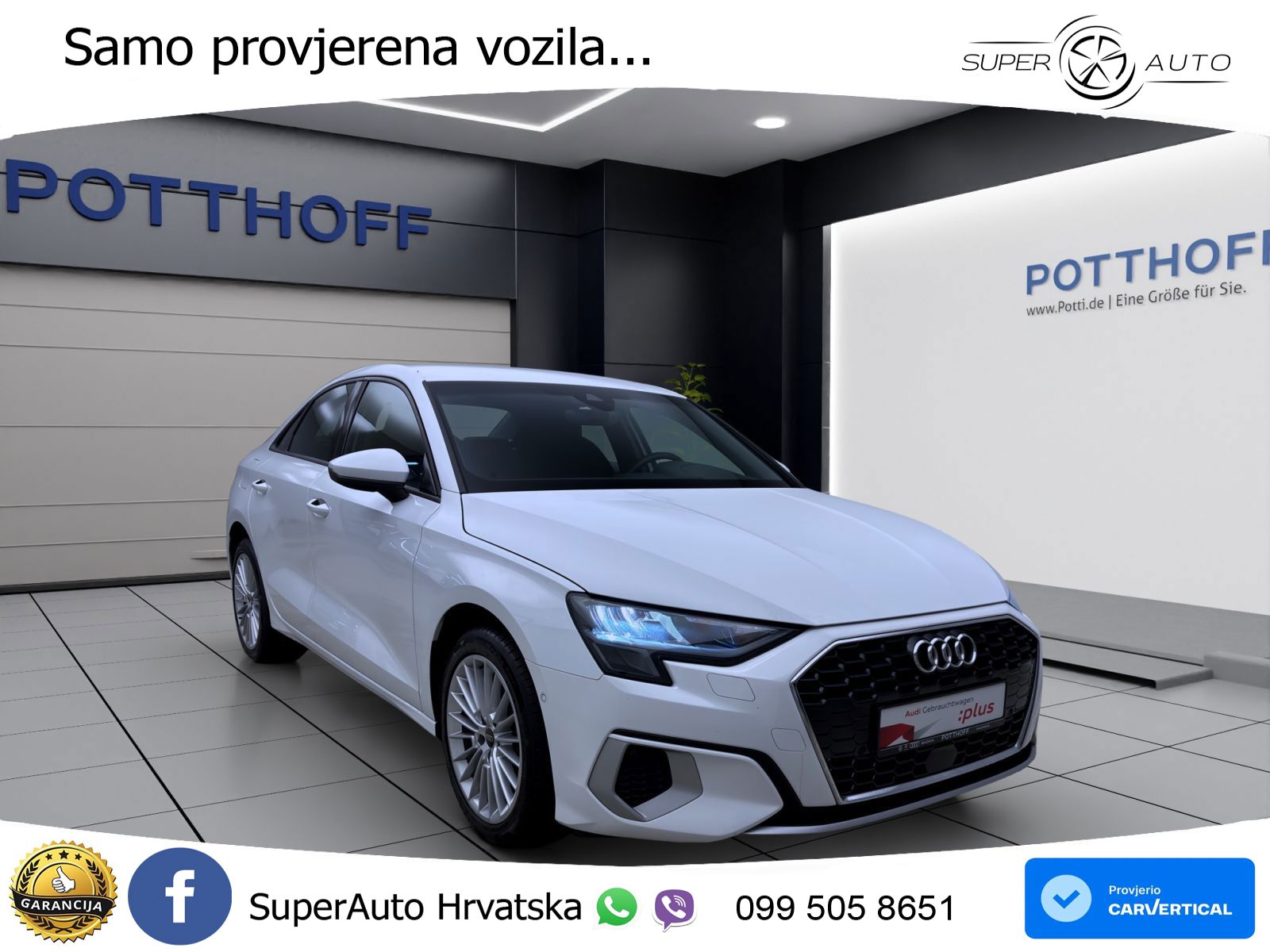 Audi A3 Limuzina 35 TDI (150 KS) S tronic advanced