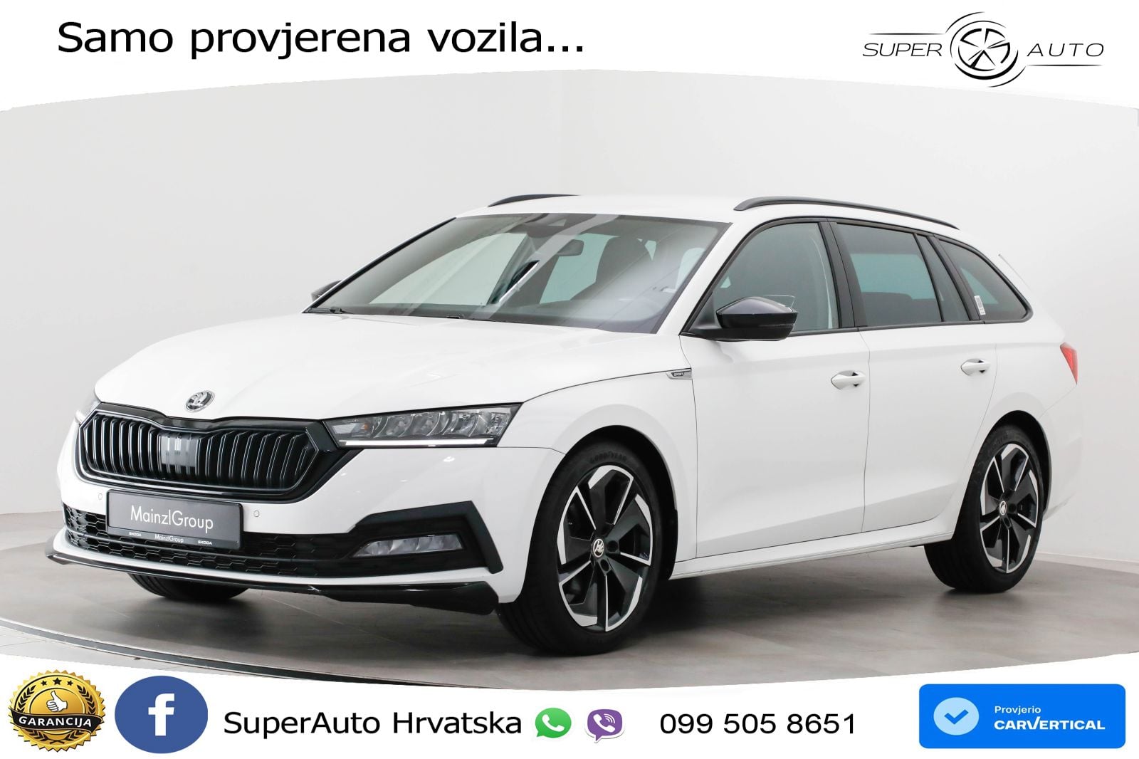 Škoda Octavia Combi 2.0 TDI (150 KS) DSG SportLine LED+GR SJED+ACC