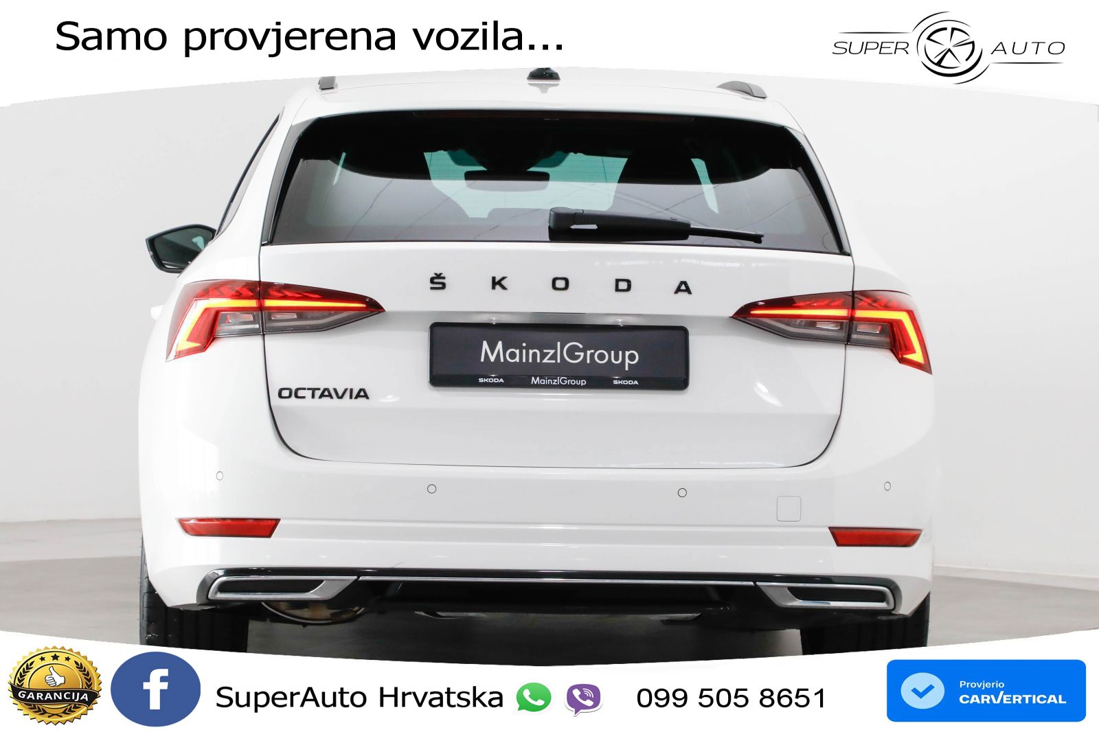 Škoda Octavia Combi 2.0 TDI (150 KS) DSG SportLine LED+GR SJED+ACC