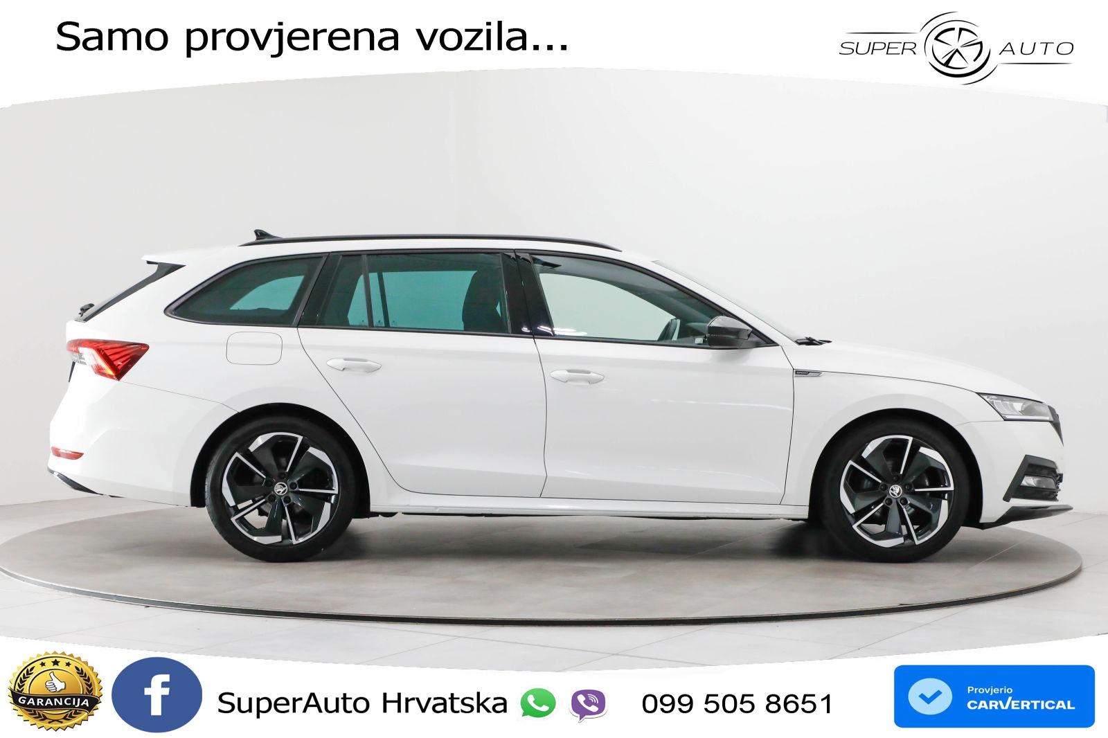 Škoda Octavia Combi 2.0 TDI (150 KS) DSG SportLine LED+GR SJED+ACC