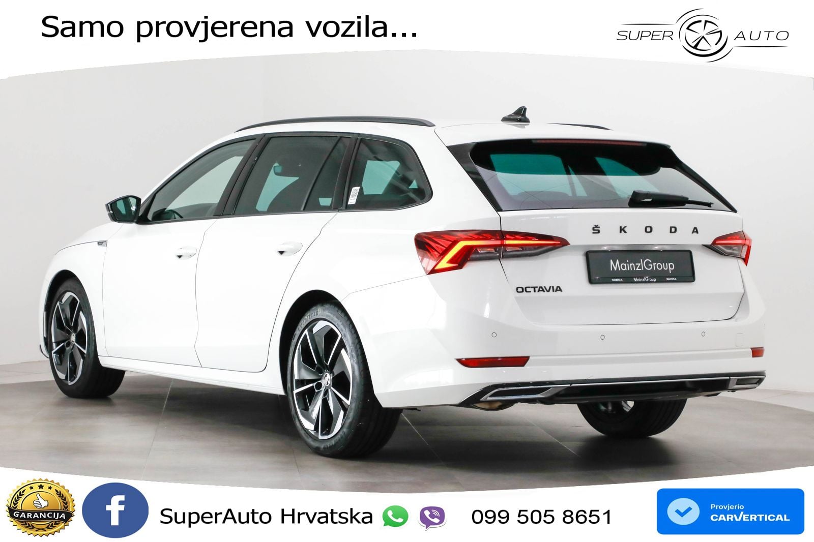 Škoda Octavia Combi 2.0 TDI (150 KS) DSG SportLine LED+GR SJED+ACC