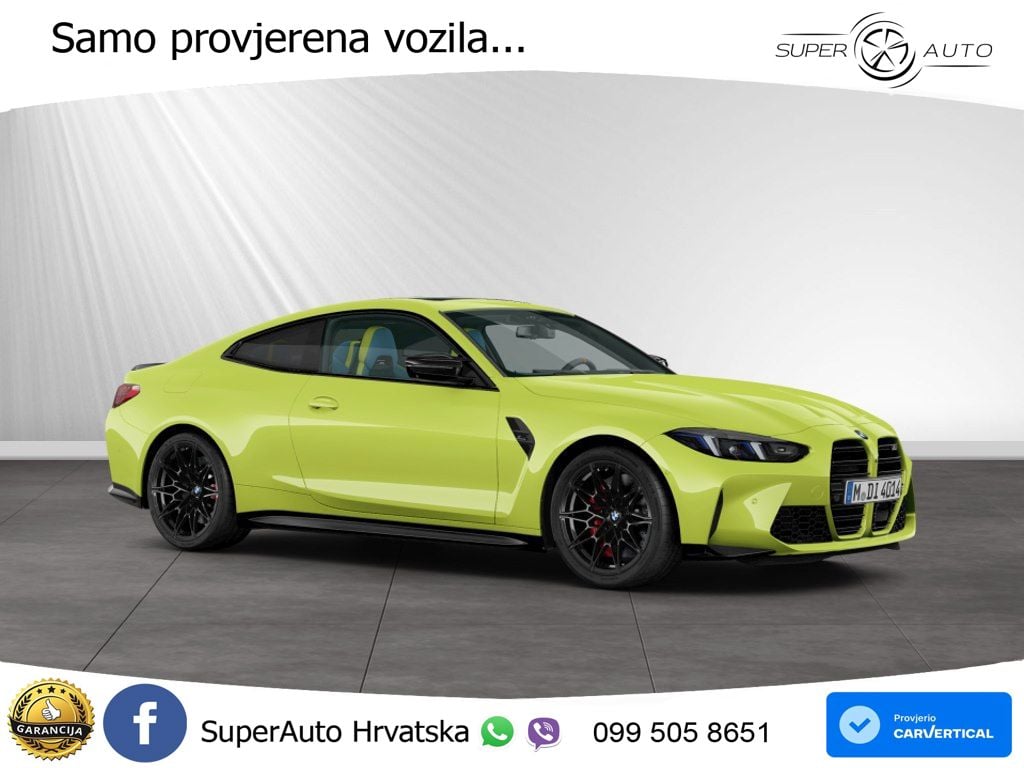 BMW M4 Competition 3.0 (530 KS) xDrive Steptronic LED+GR SJED+ACC