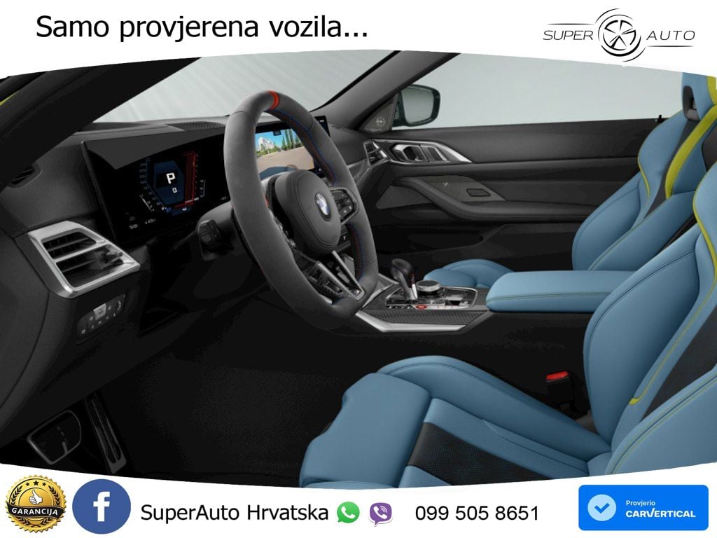 BMW M4 Competition 3.0 (530 KS) xDrive Steptronic LED+GR SJED+ACC