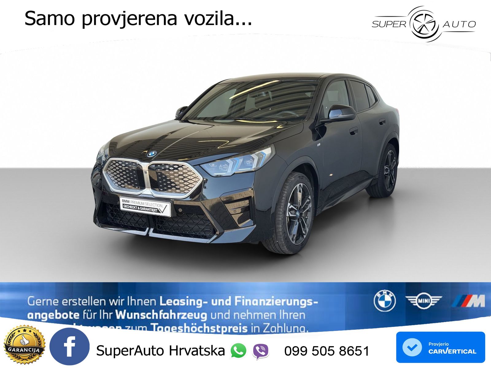 BMW iX2 66.5 kWh (313 KS) xDrive30