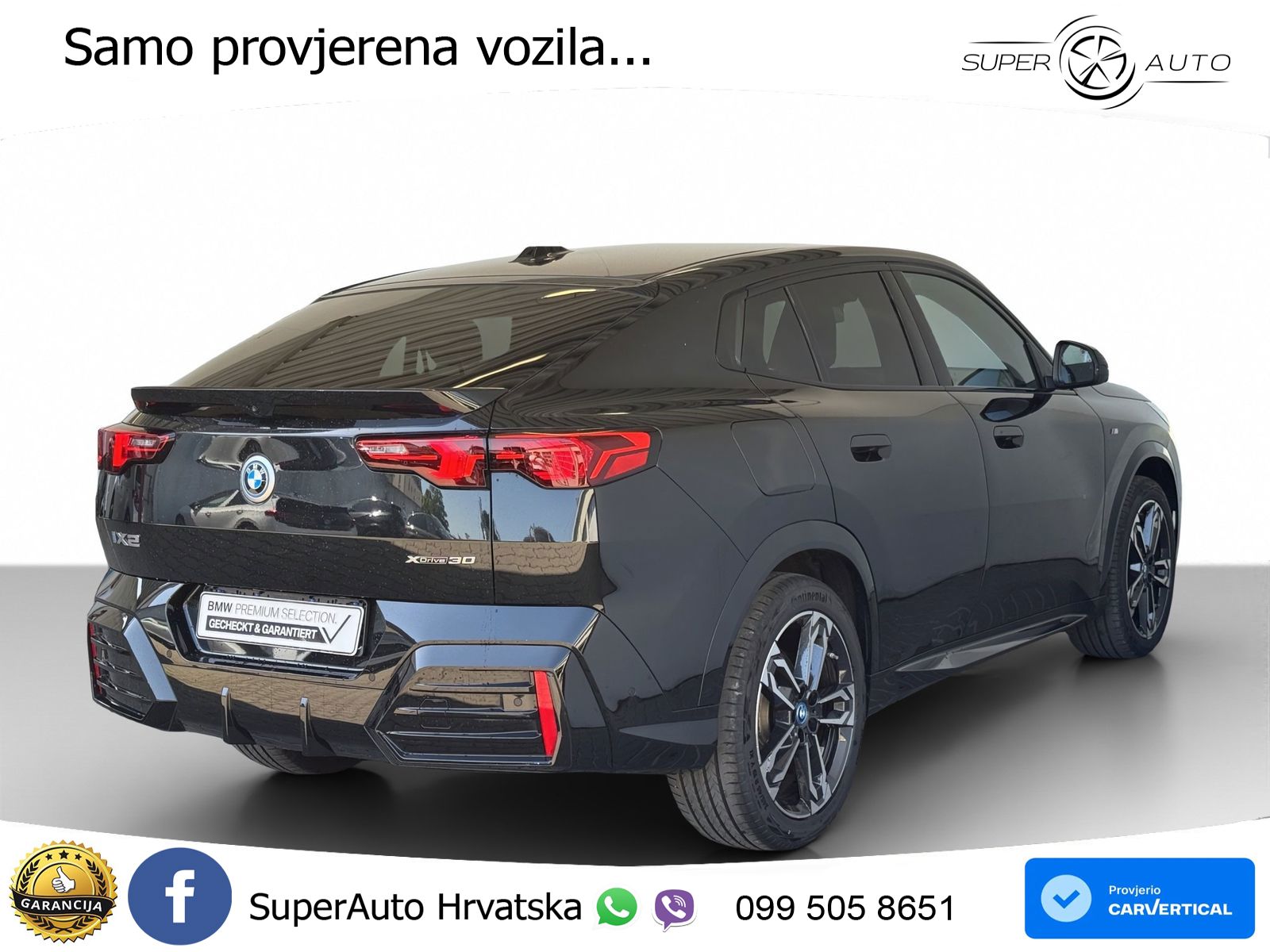 BMW iX2 66.5 kWh (313 KS) xDrive30