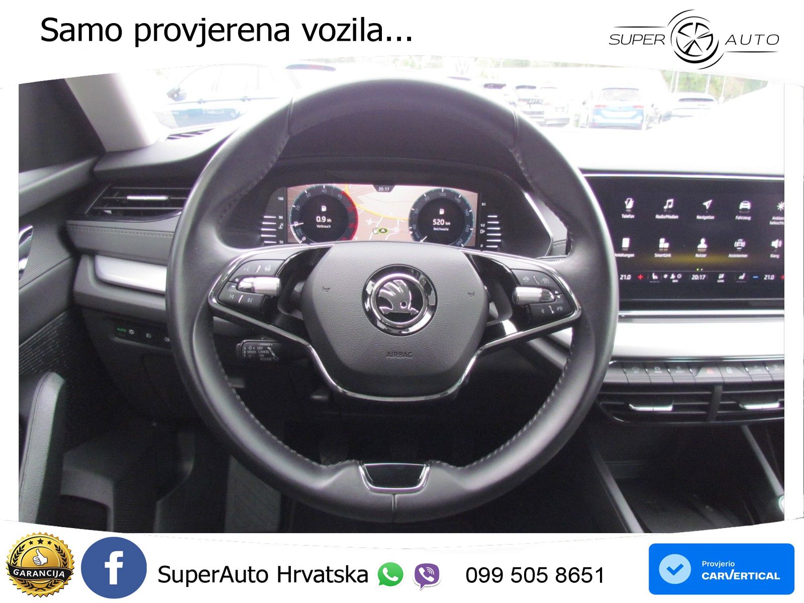 Škoda Octavia Combi 2.0 TDI (150 KS) MATRIX+GR SJED+KAM
