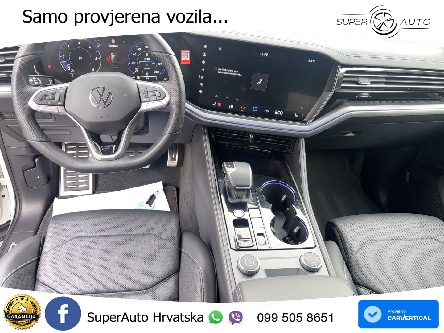 Volkswagen Touareg 3.0 V6 TDI (231 KS) 4MOTION Tiptronic R-Line ZRAČNI+ACC+4xGR SJED+KAM