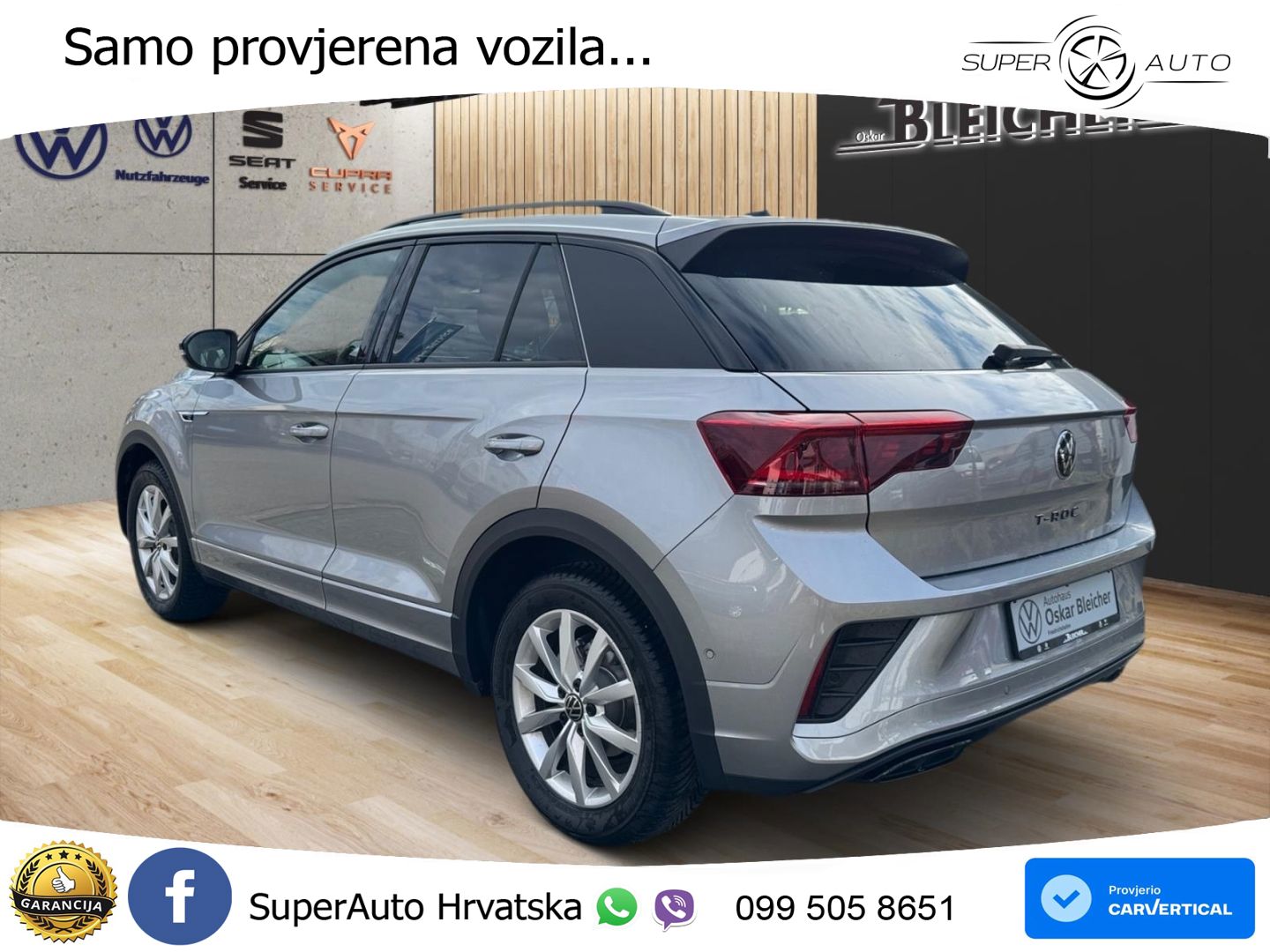 Volkswagen T-Roc 1.5 TSI (150 KS) DSG LED+GR SJED+ACC