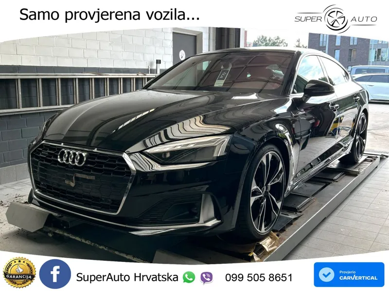Audi A5 Sportback  40 TFSI (204 KS) quattro S tronic S line LED+GR SJED+ACC