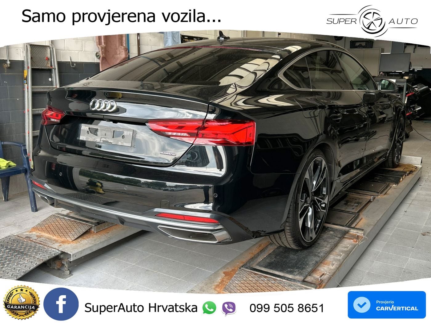 Audi A5 Sportback  40 TFSI (204 KS) quattro S tronic S line LED+GR SJED+ACC