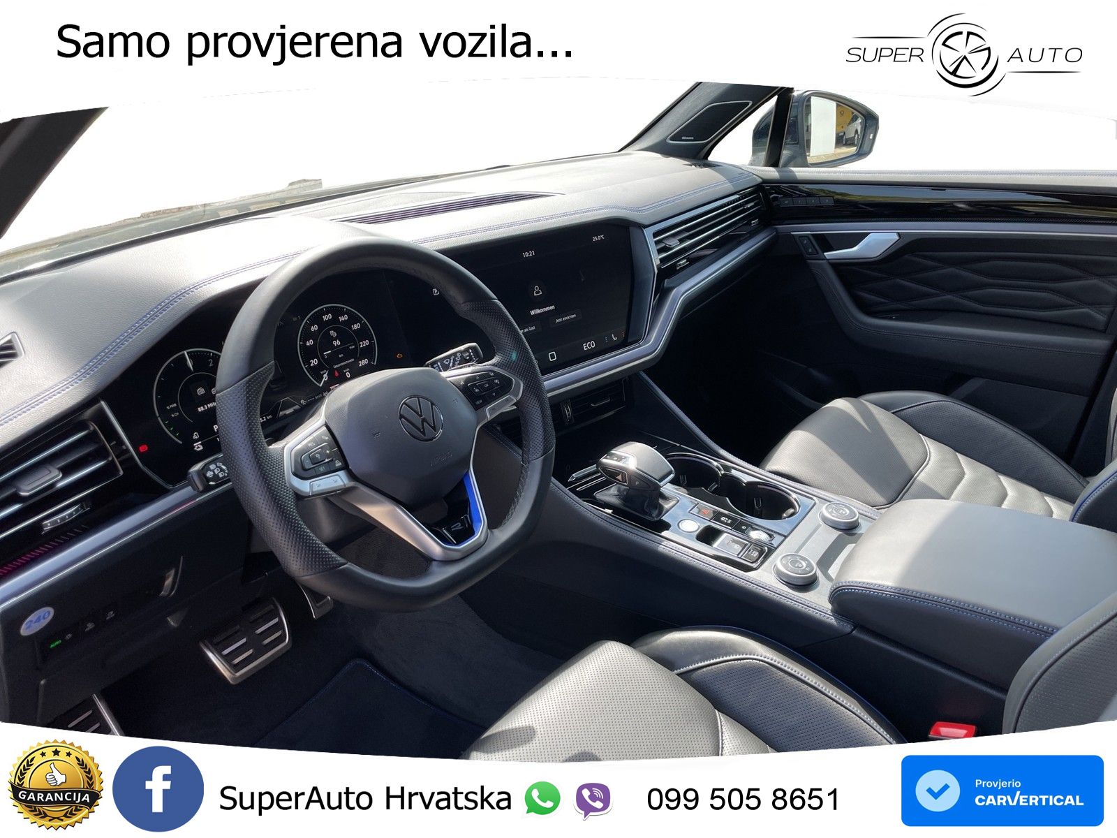 Volkswagen Touareg R 3.0 V6 TFSI (462 KS) 4MOTION Tiptronic ZRAČNI+ACC+4xGR SJED+KAM