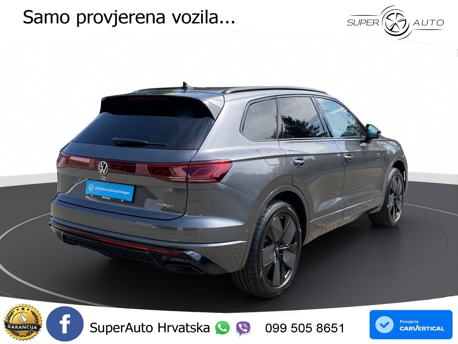 Volkswagen Touareg R 3.0 V6 TFSI (462 KS) 4MOTION Tiptronic ZRAČNI+ACC+4xGR SJED+KAM