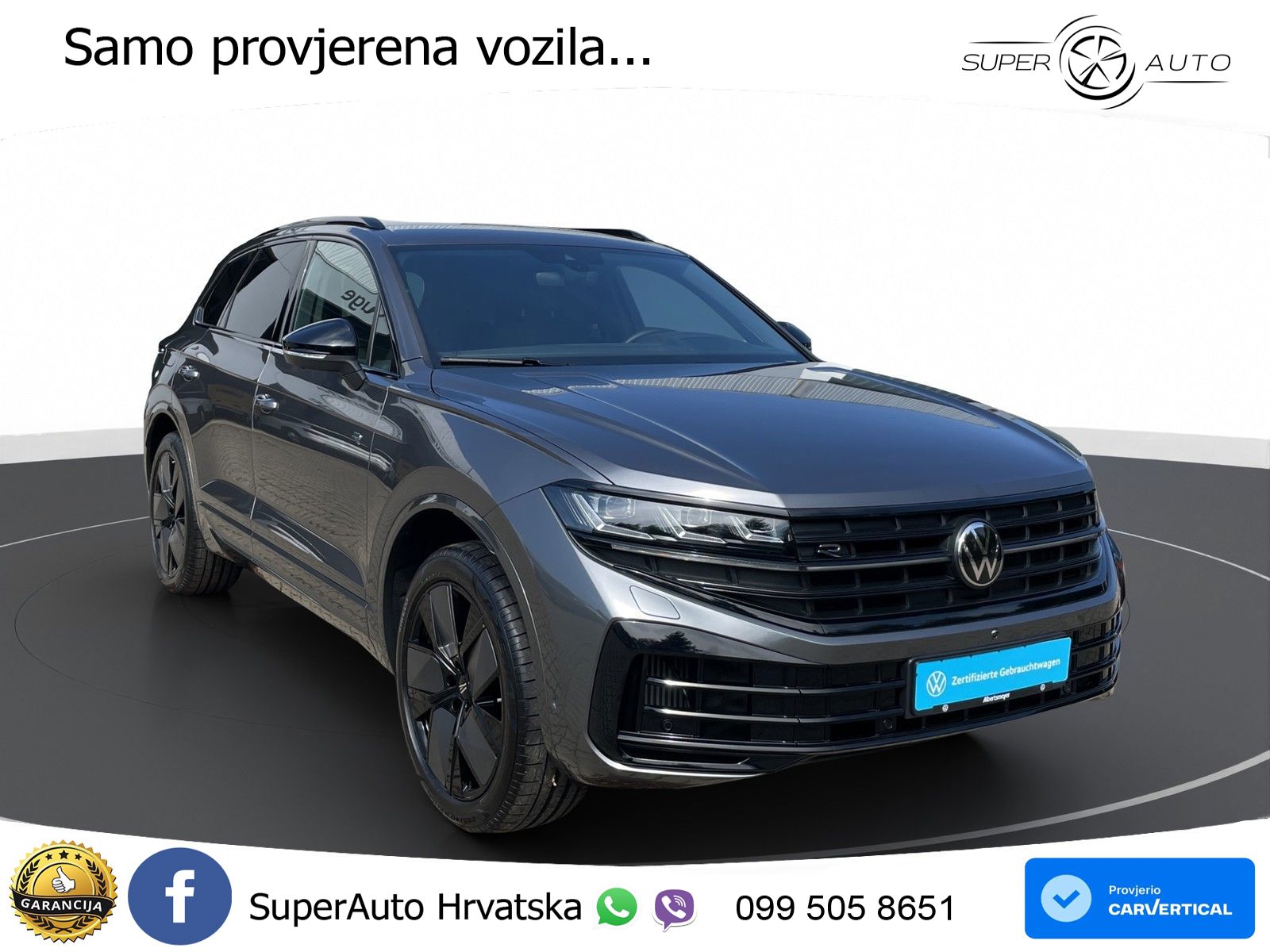 Volkswagen Touareg R 3.0 V6 TFSI (462 KS) 4MOTION Tiptronic ZRAČNI+ACC+4xGR SJED+KAM