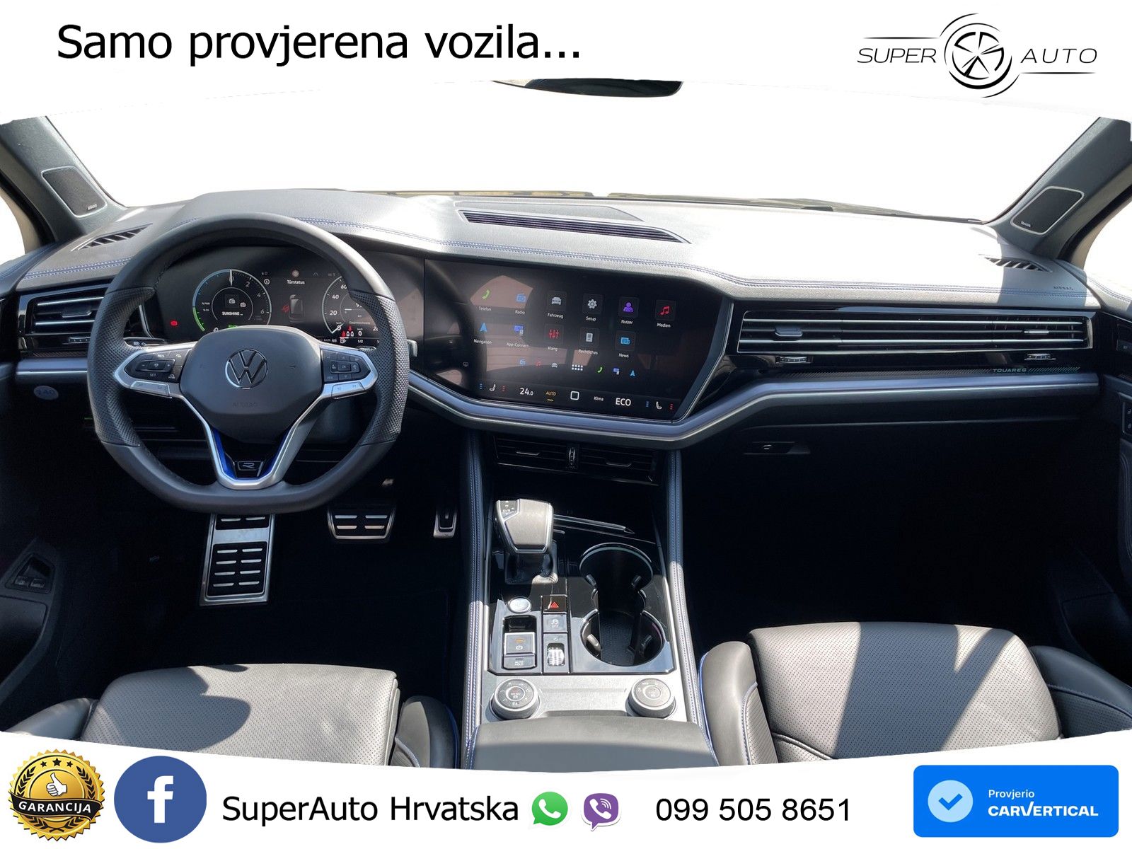 Volkswagen Touareg R 3.0 V6 TFSI (462 KS) 4MOTION Tiptronic ZRAČNI+ACC+4xGR SJED+KAM