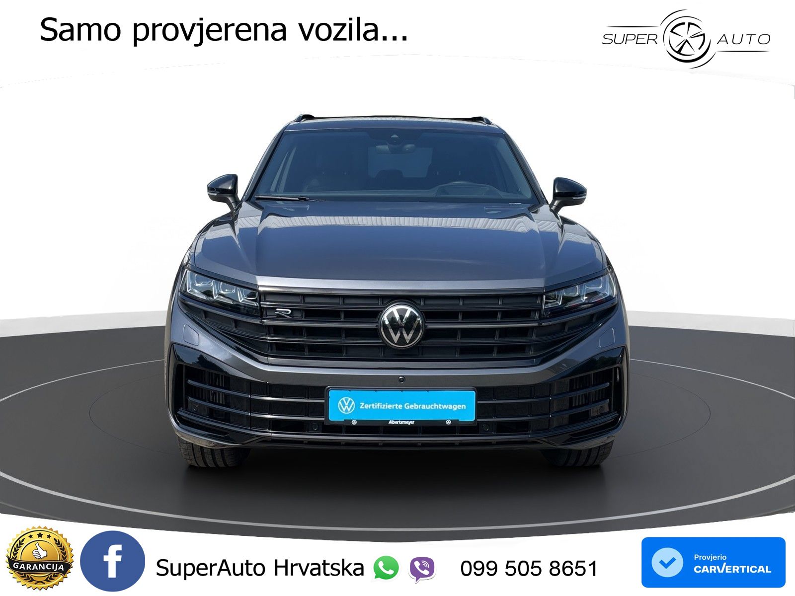 Volkswagen Touareg R 3.0 V6 TFSI (462 KS) 4MOTION Tiptronic ZRAČNI+ACC+4xGR SJED+KAM