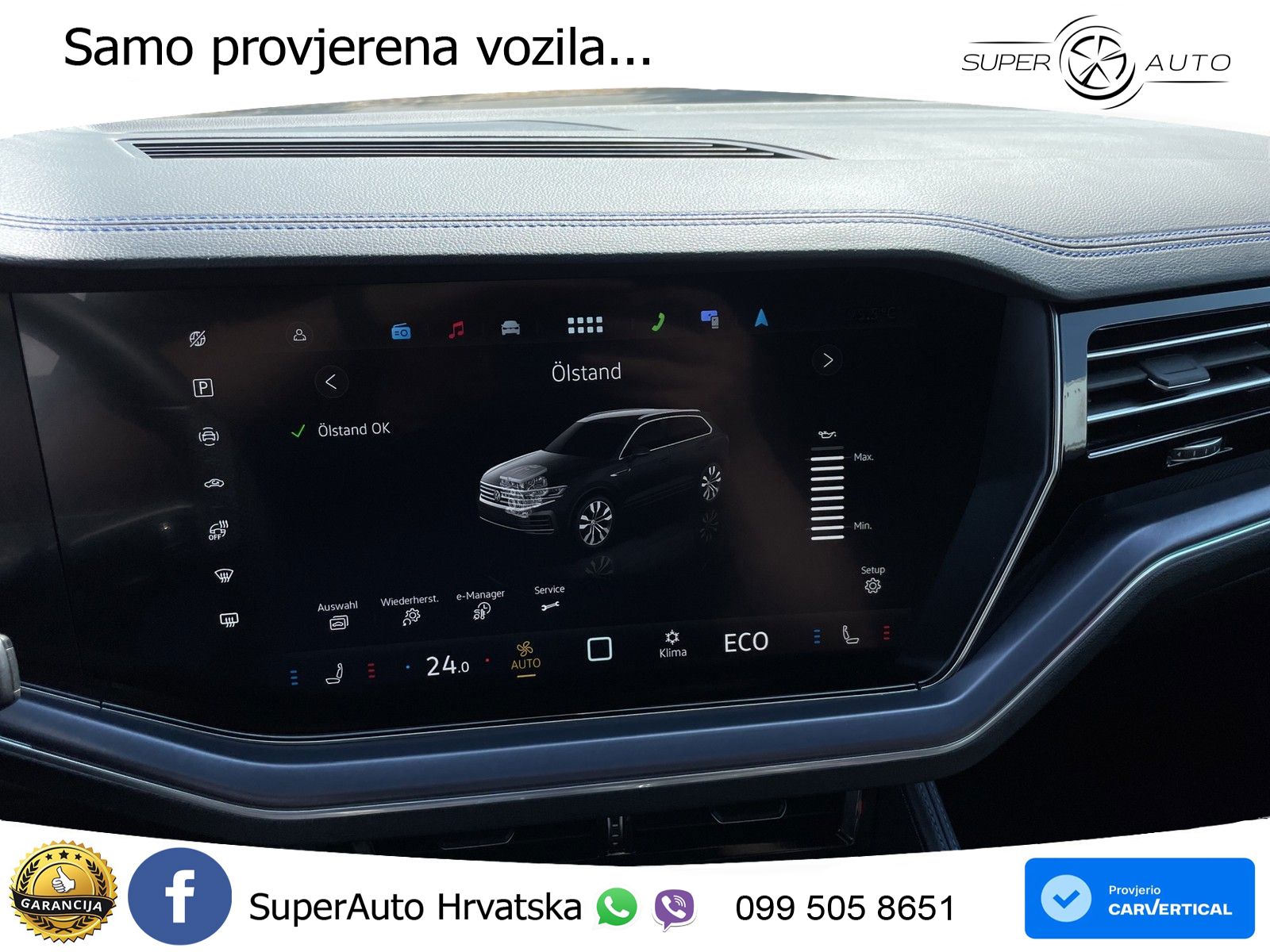 Volkswagen Touareg R 3.0 V6 TFSI (462 KS) 4MOTION Tiptronic ZRAČNI+ACC+4xGR SJED+KAM