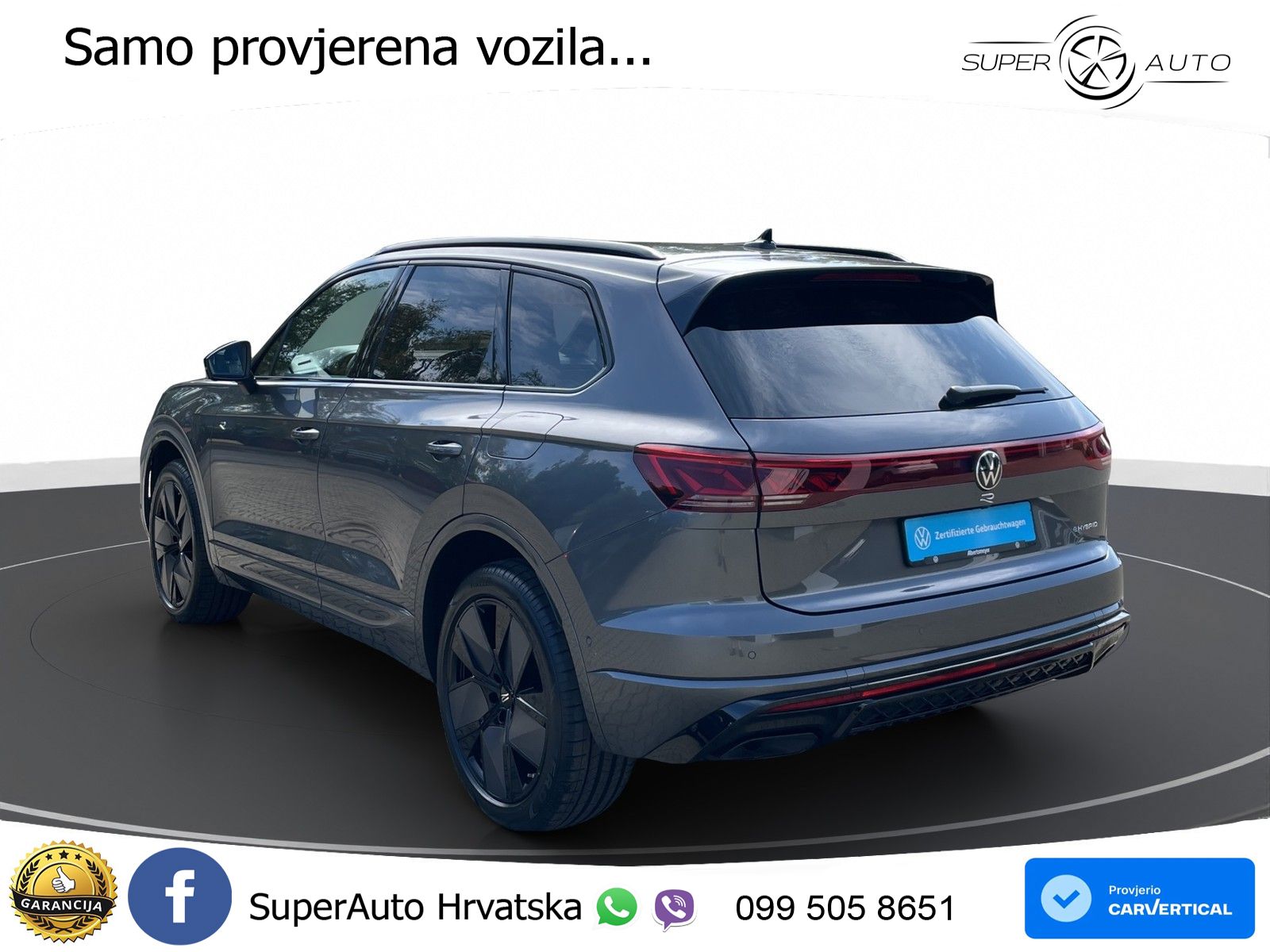 Volkswagen Touareg R 3.0 V6 TFSI (462 KS) 4MOTION Tiptronic ZRAČNI+ACC+4xGR SJED+KAM