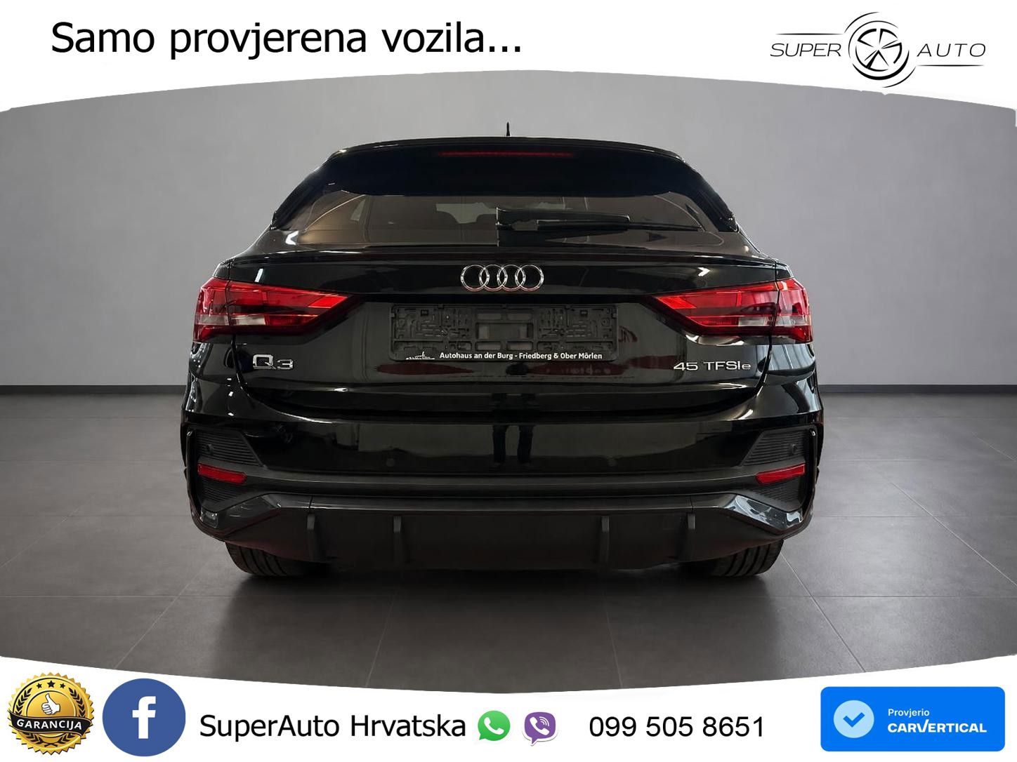 Audi Q3 Sportback 45 TFSIe (245 KS) S tronic S line