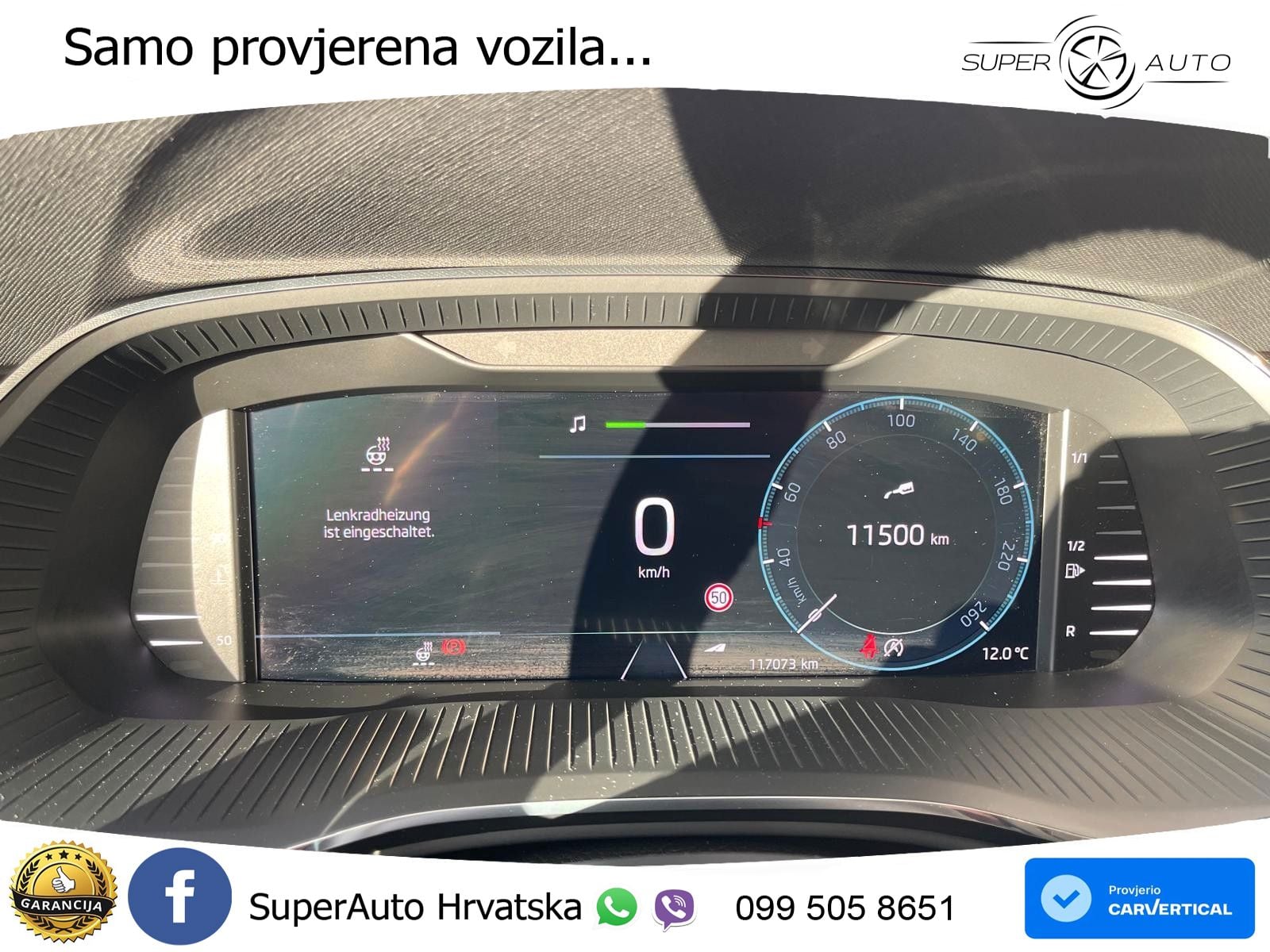 Škoda Octavia Combi 2.0 TDI (150 KS) LED+GR SJED+ACC