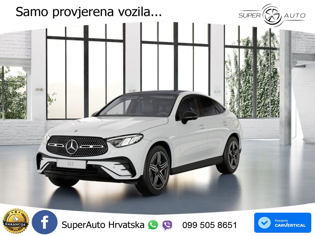 Mercedes GLC Coupe 200 (204 KS) 4MATIC 9G-TRONIC AMG ACC+GR SJED+360+PANO