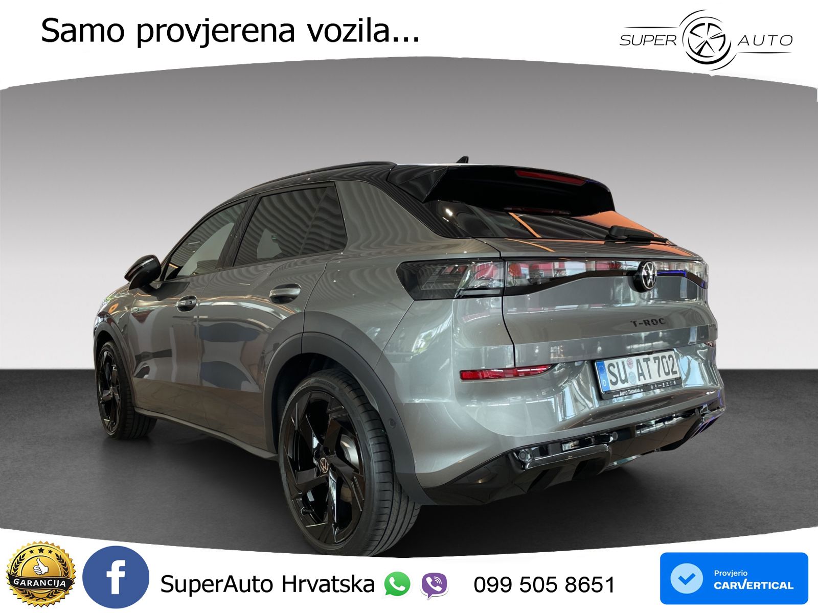Volkswagen T-Roc 1.5 eTSI (150 KS)  DSG R-Line LED+GR SJED+ACC