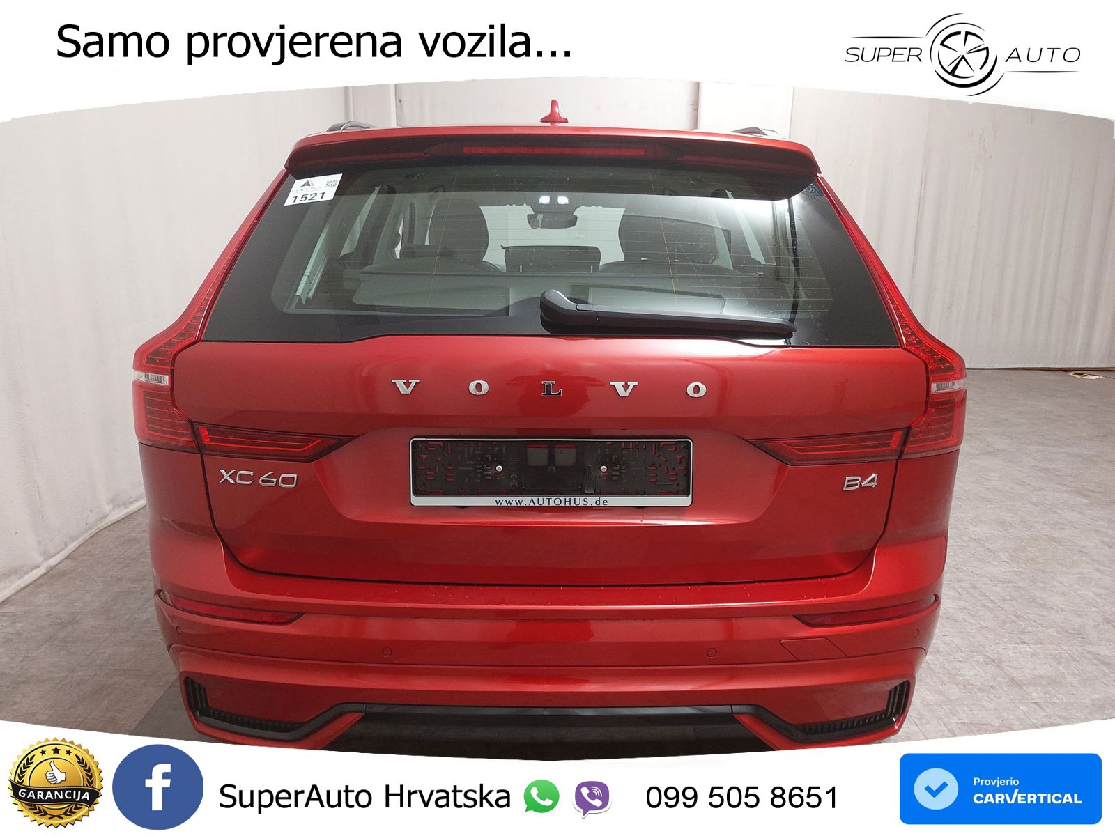 Volvo XC60 B4 Diesel FWD Geartronic ACC+GR SJED+360+PANO