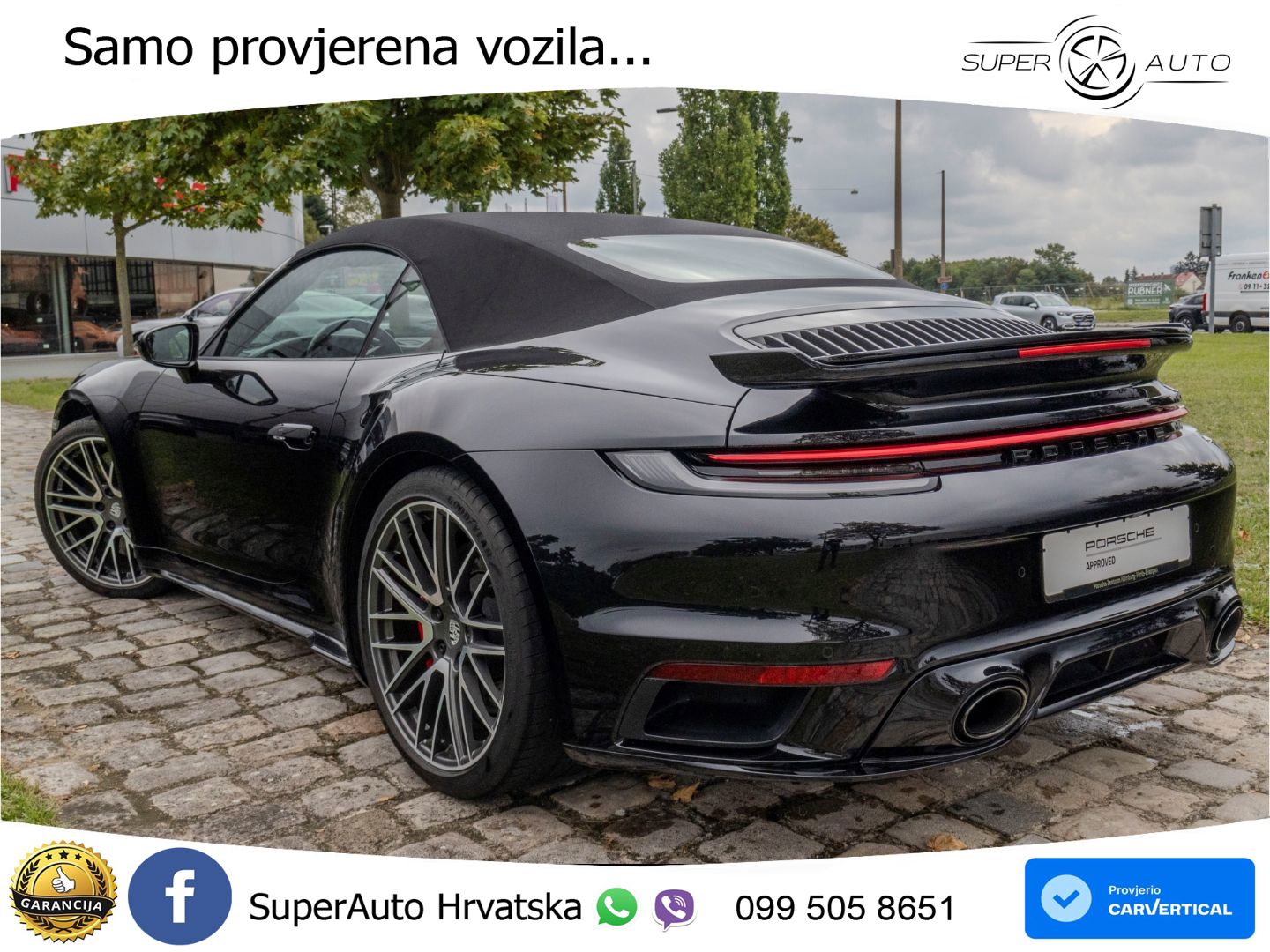 Porsche 911 Turbo Cabriolet 3.8 (580 KS) PDK LED+GR SJED+ACC
