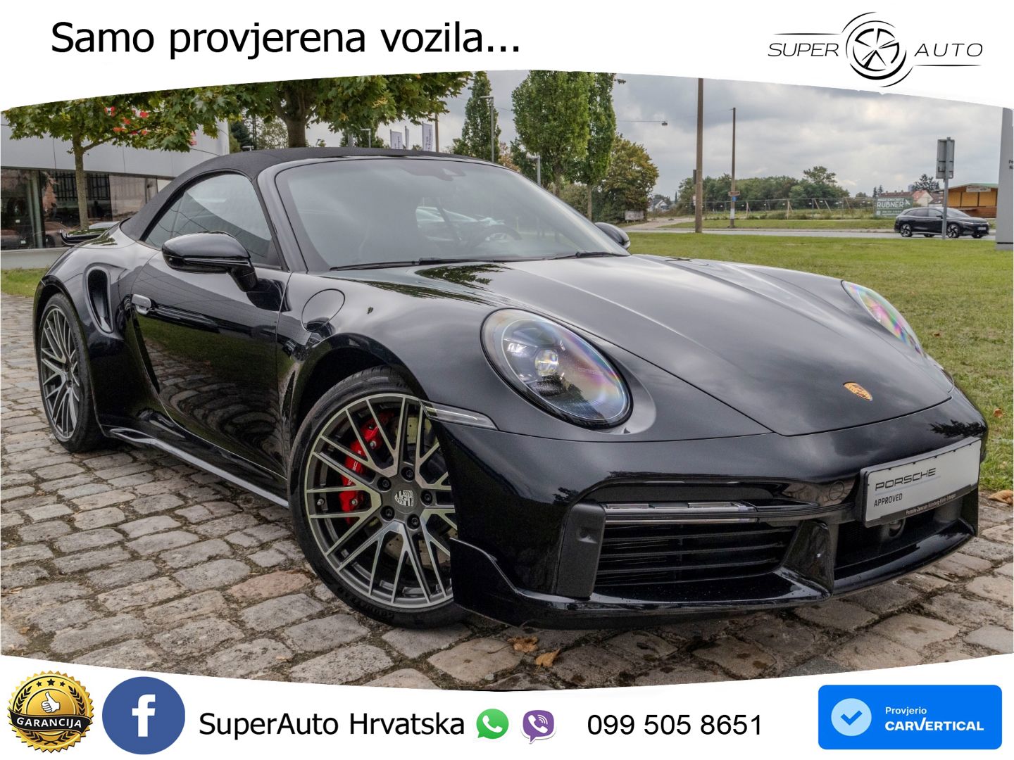 Porsche 911 Turbo Cabriolet 3.8 (580 KS) PDK LED+GR SJED+ACC