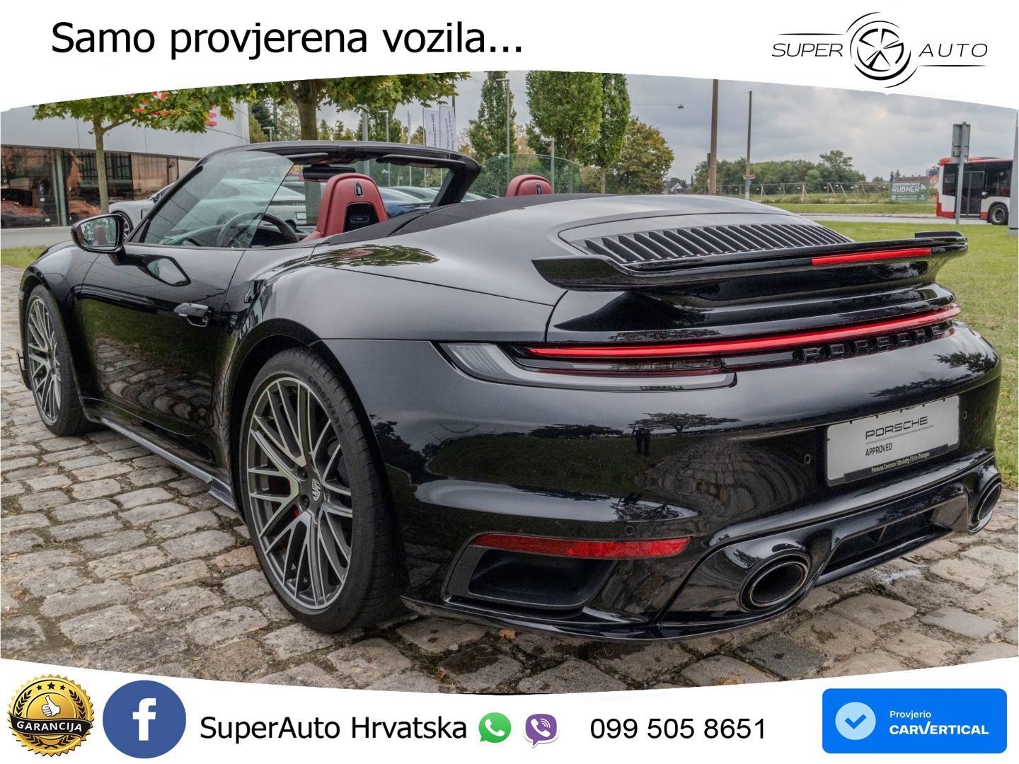 Porsche 911 Turbo Cabriolet 3.8 (580 KS) PDK LED+GR SJED+ACC
