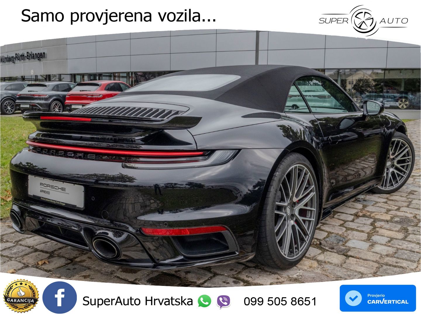 Porsche 911 Turbo Cabriolet 3.8 (580 KS) PDK LED+GR SJED+ACC