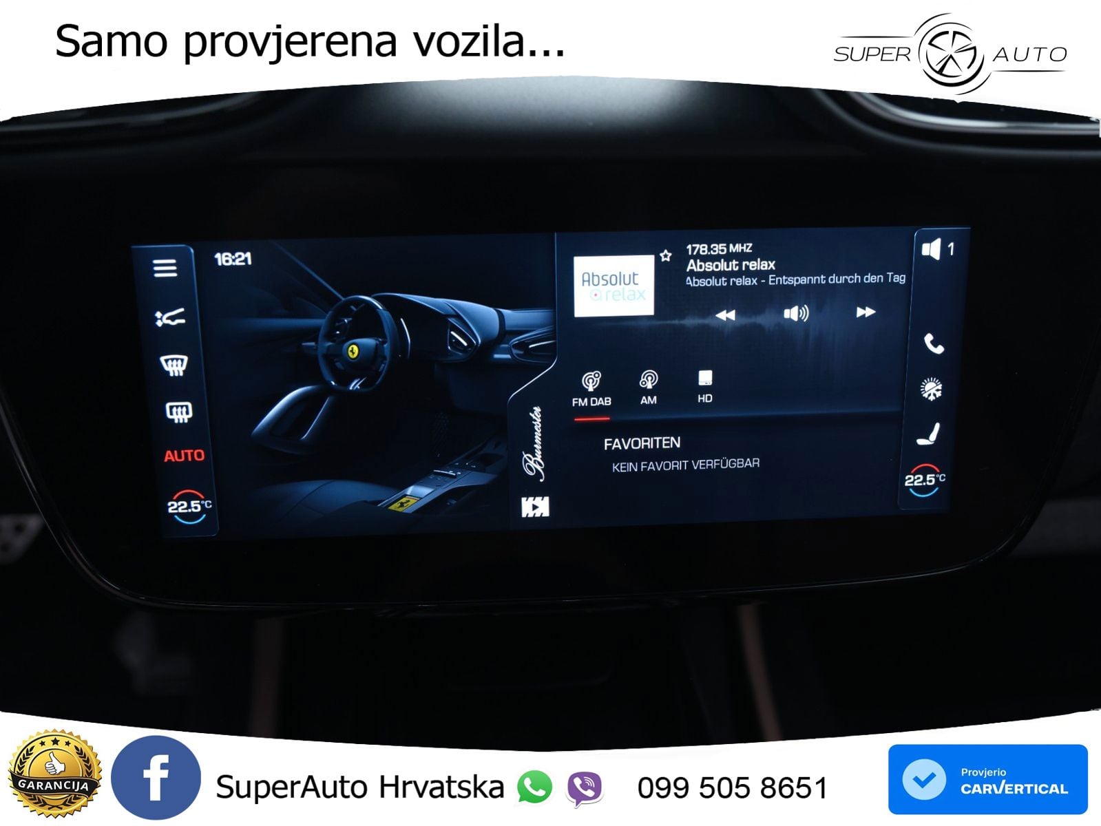 Ferrari 12Cilindri 6.5 V12 (830 KS) DCT LED+GR SJED+ACC