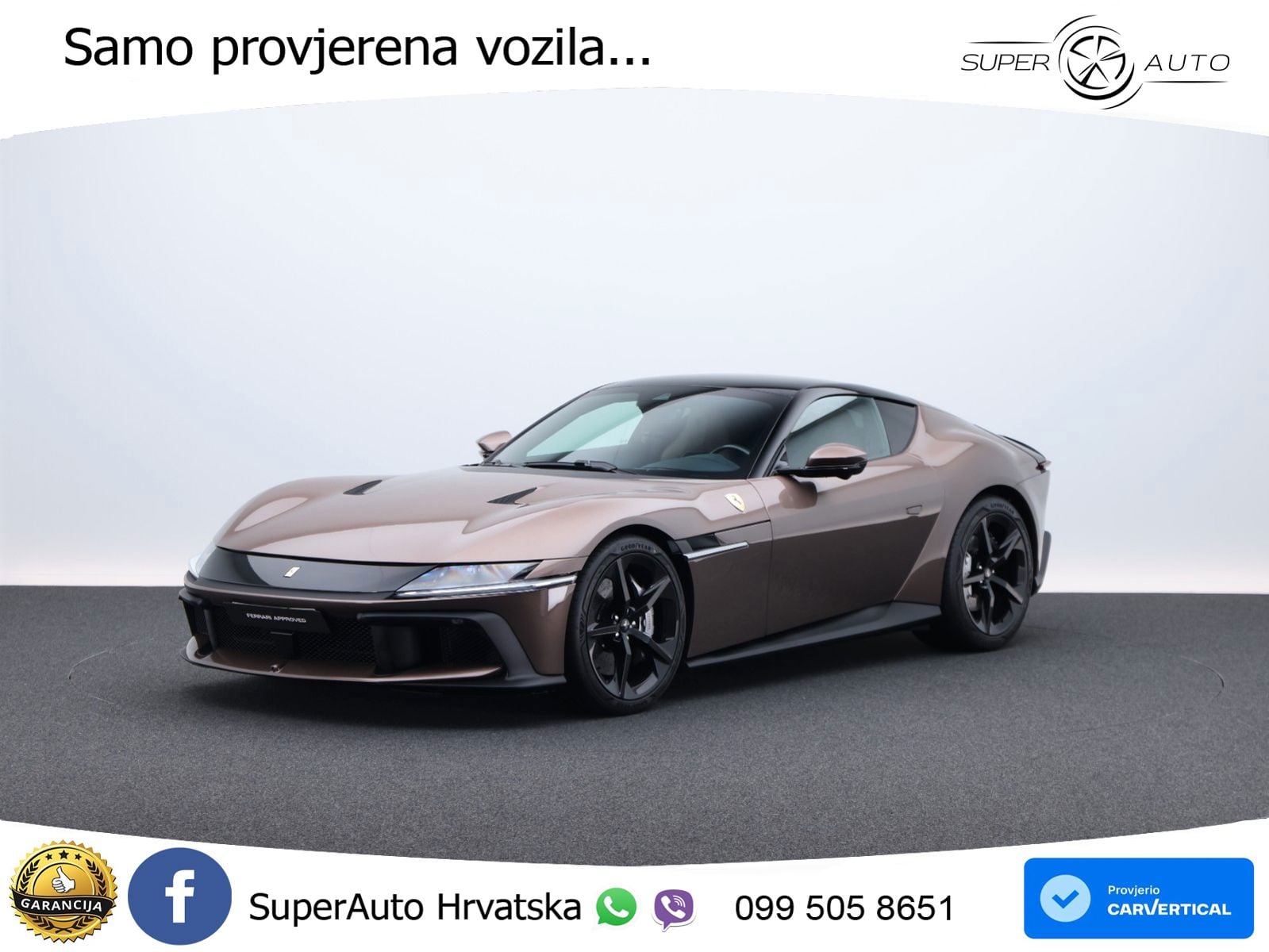 Ferrari 12Cilindri 6.5 V12 (830 KS) DCT LED+GR SJED+ACC