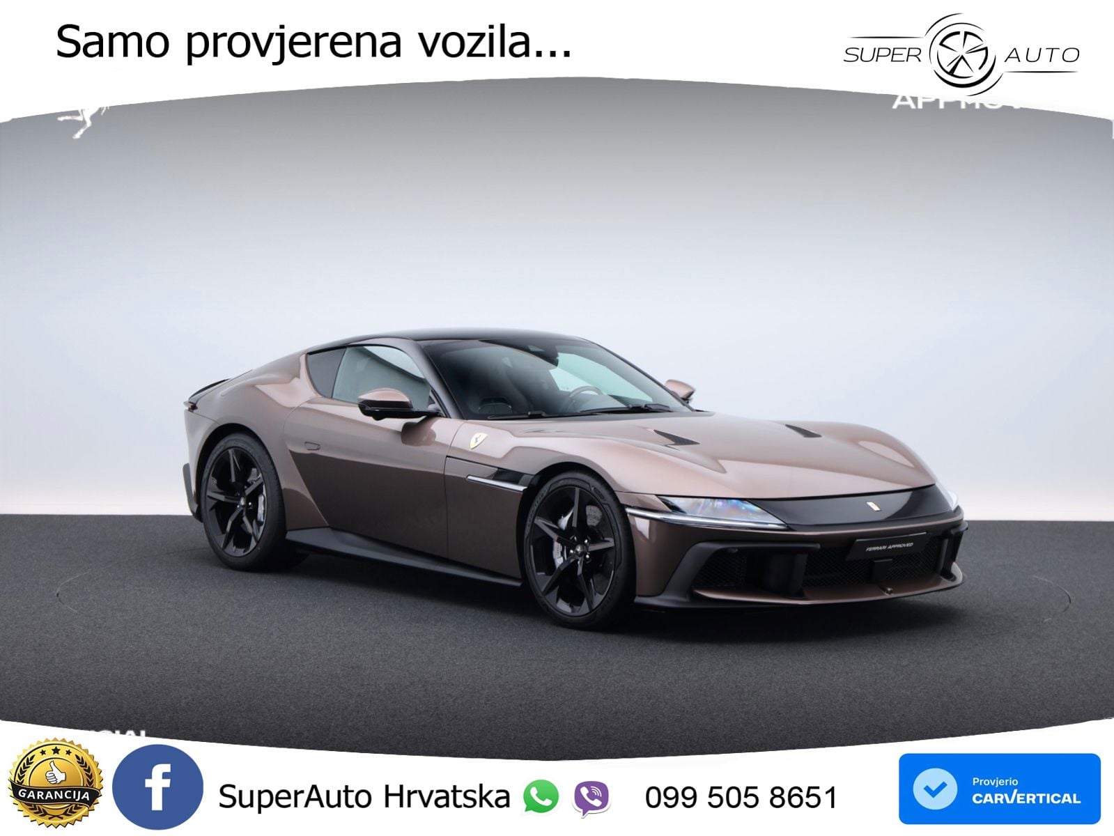 Ferrari 12Cilindri 6.5 V12 (830 KS) DCT LED+GR SJED+ACC