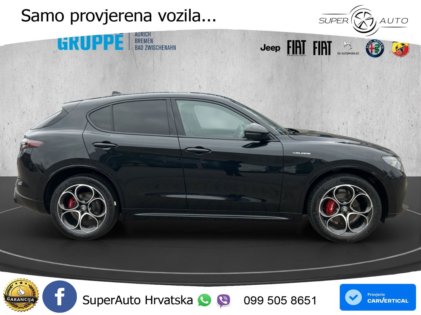 Alfa Romeo Stelvio 2.0 Turbo (280 KS) Q4 Automatic LED+GR SJED+ACC