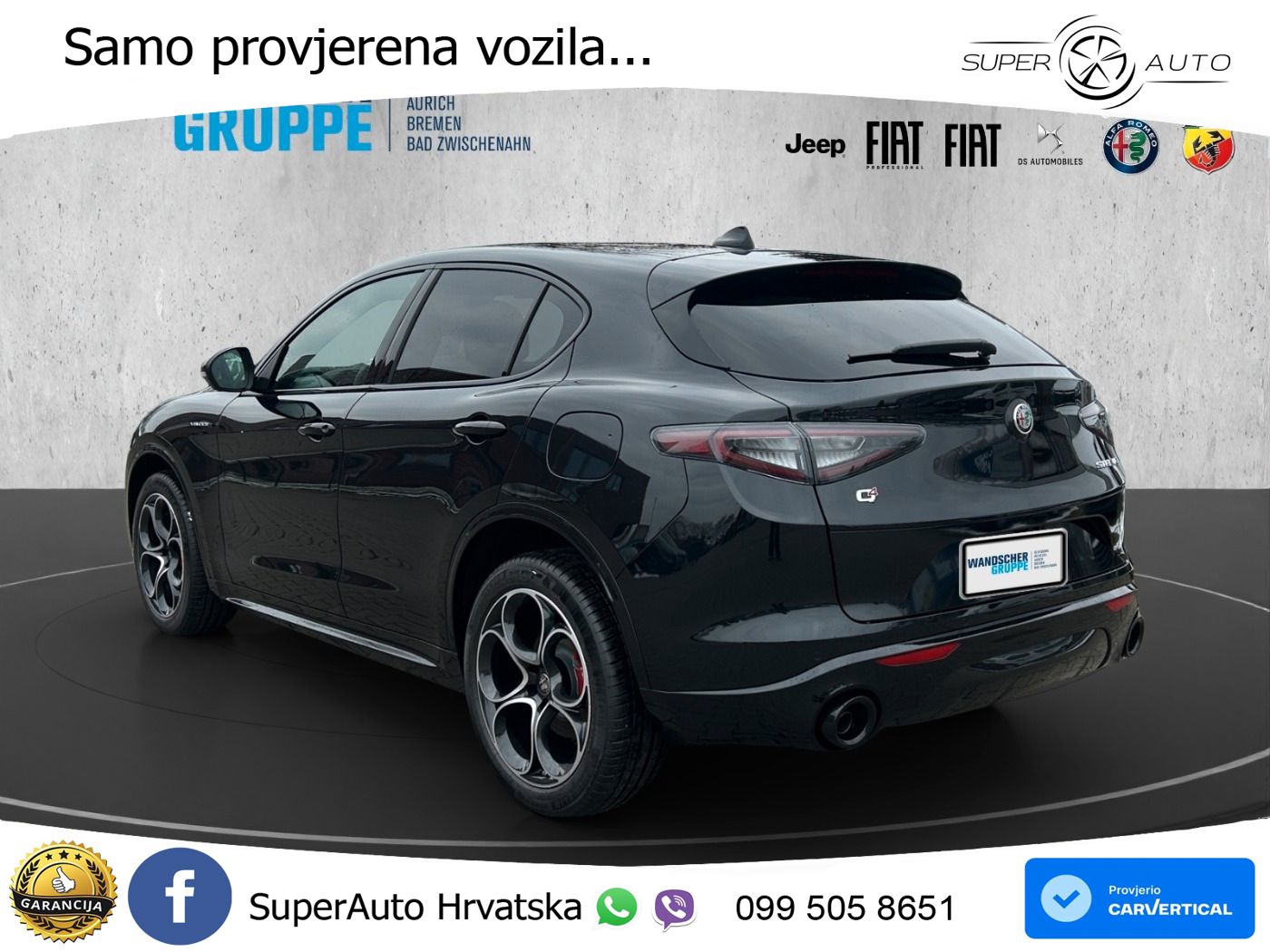 Alfa Romeo Stelvio 2.0 Turbo (280 KS) Q4 Automatic LED+GR SJED+ACC