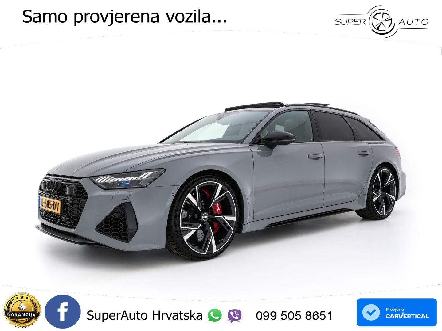 Audi RS6 Avant 4.0 TFSI V8 (600 KS) quattro Tiptronic LED+GR SJED+ACC