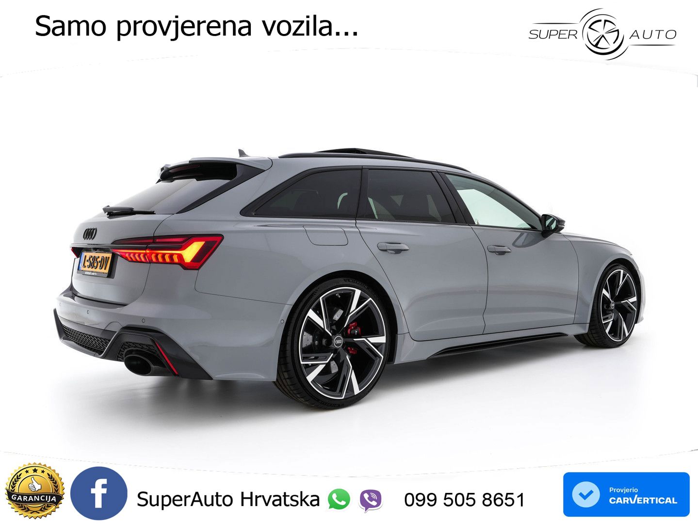 Audi RS6 Avant 4.0 TFSI V8 (600 KS) quattro Tiptronic LED+GR SJED+ACC
