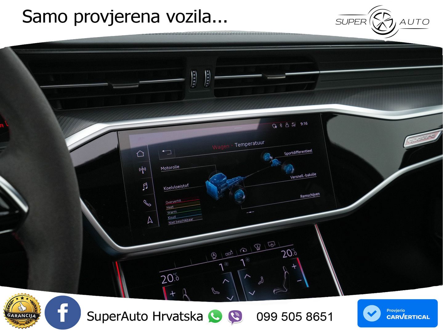 Audi RS6 Avant 4.0 TFSI V8 (600 KS) quattro Tiptronic LED+GR SJED+ACC