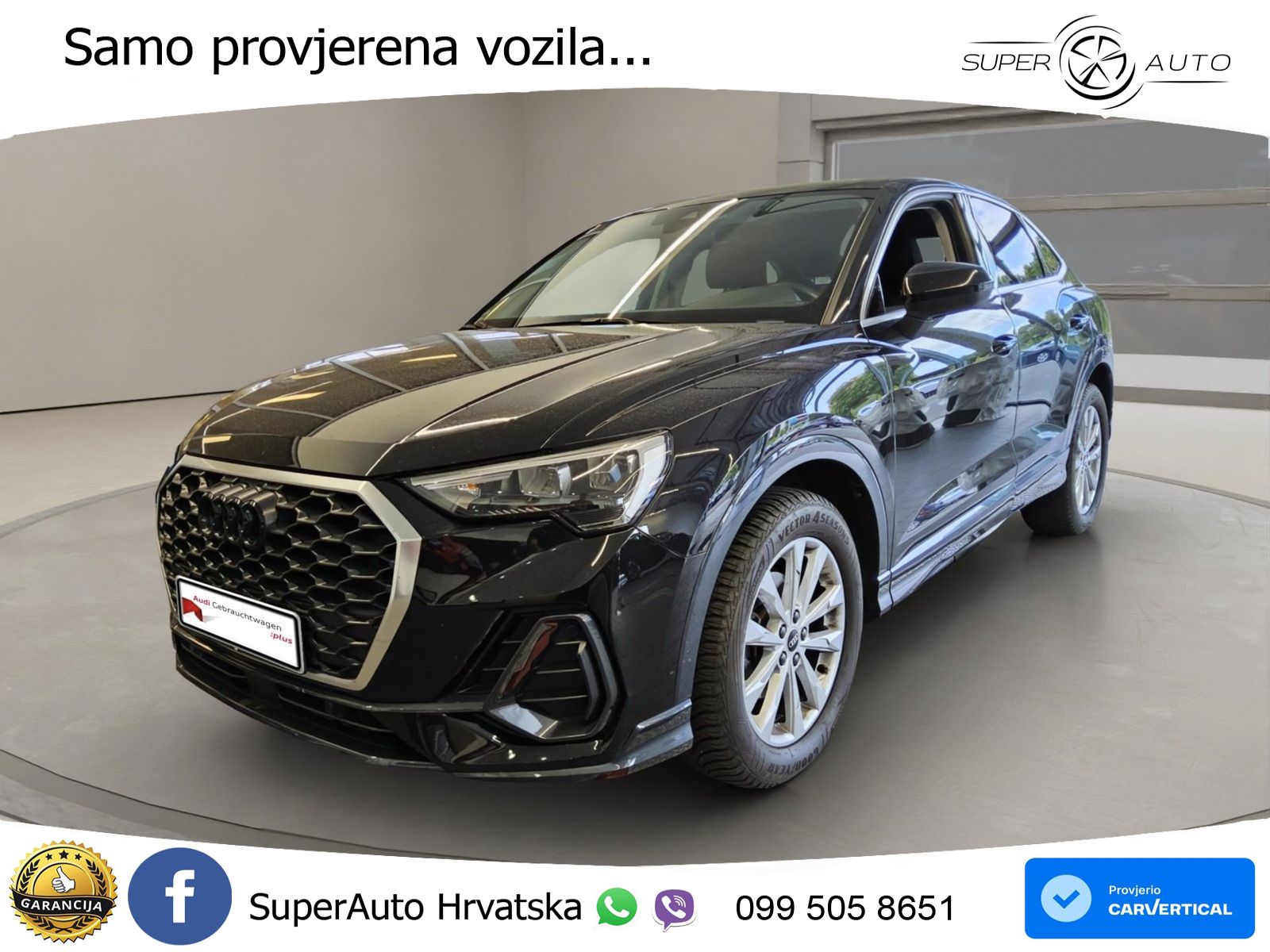 Audi Q3 Sportback 35 TDI (150 KS) S tronic LED+GR SJED+ACC