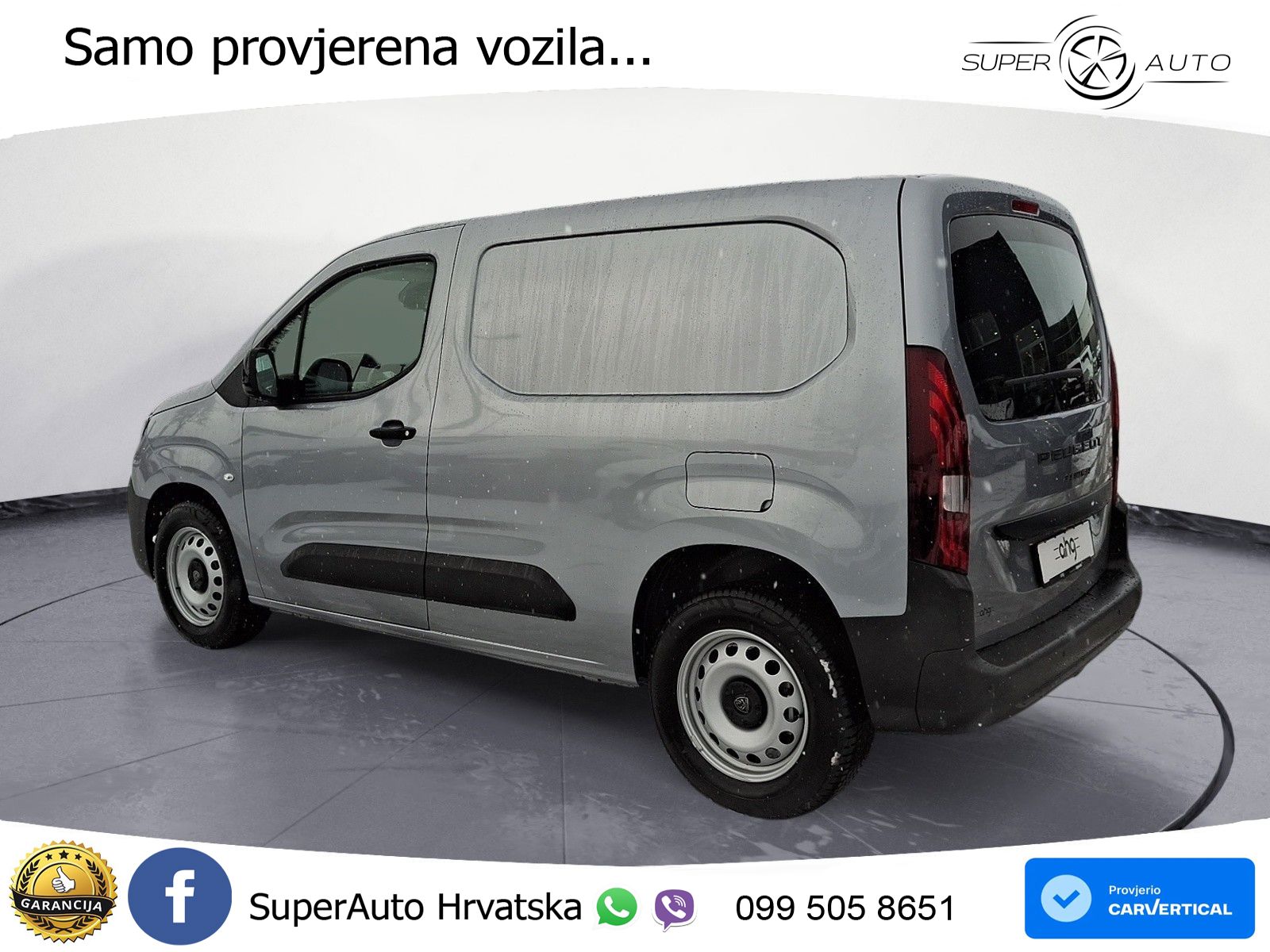 Peugeot Partner M erhö. Nutz. Diesel 100 Worksite Paket, 102 KS