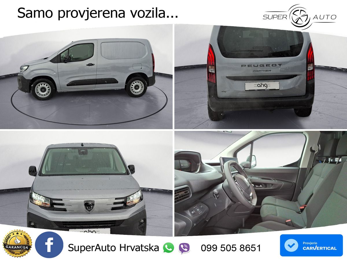 Peugeot Partner M erhö. Nutz. Diesel 100 Worksite Paket, 102 KS
