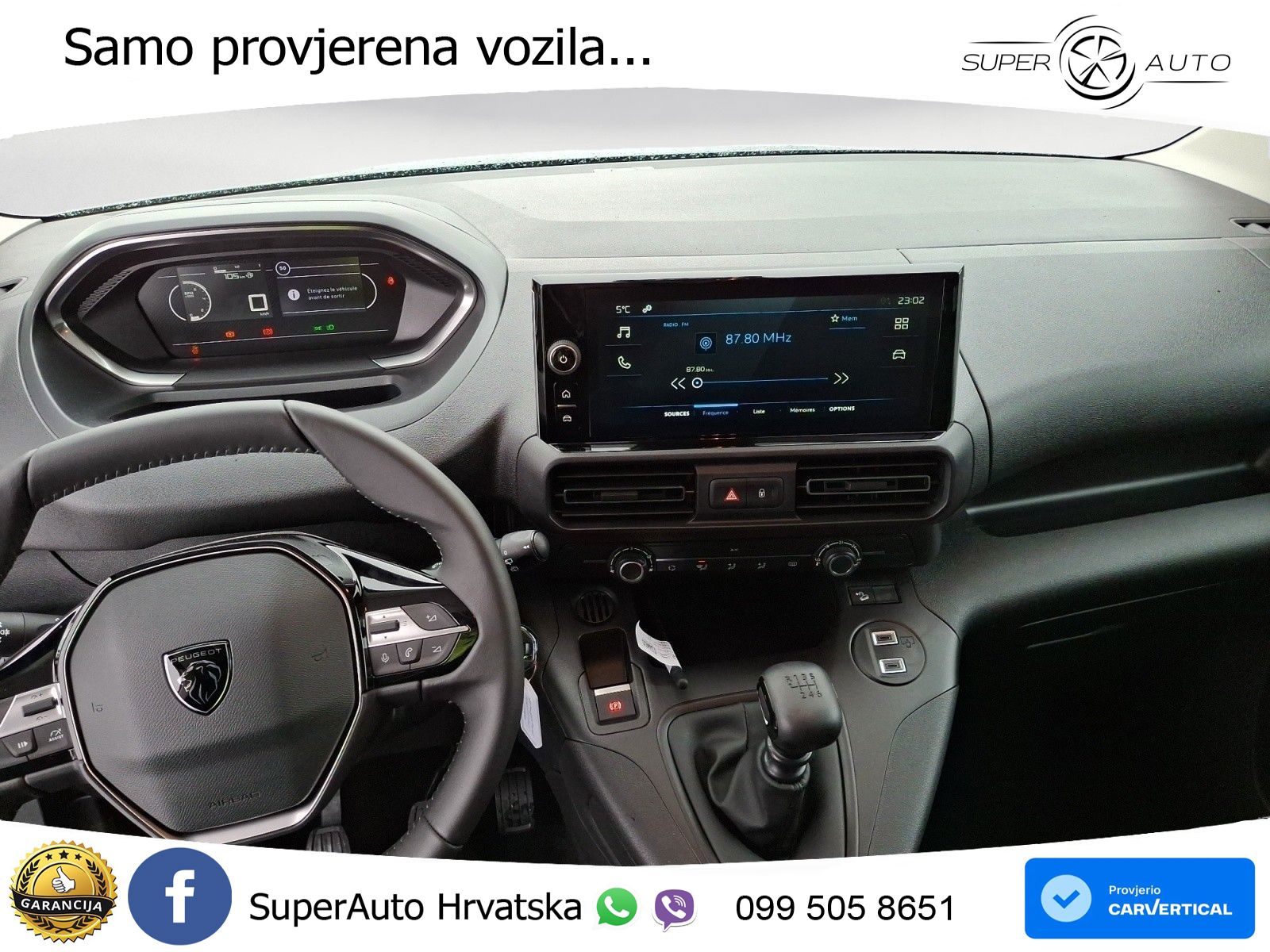 Peugeot Partner M erhö. Nutz. Diesel 100 Worksite Paket, 102 KS