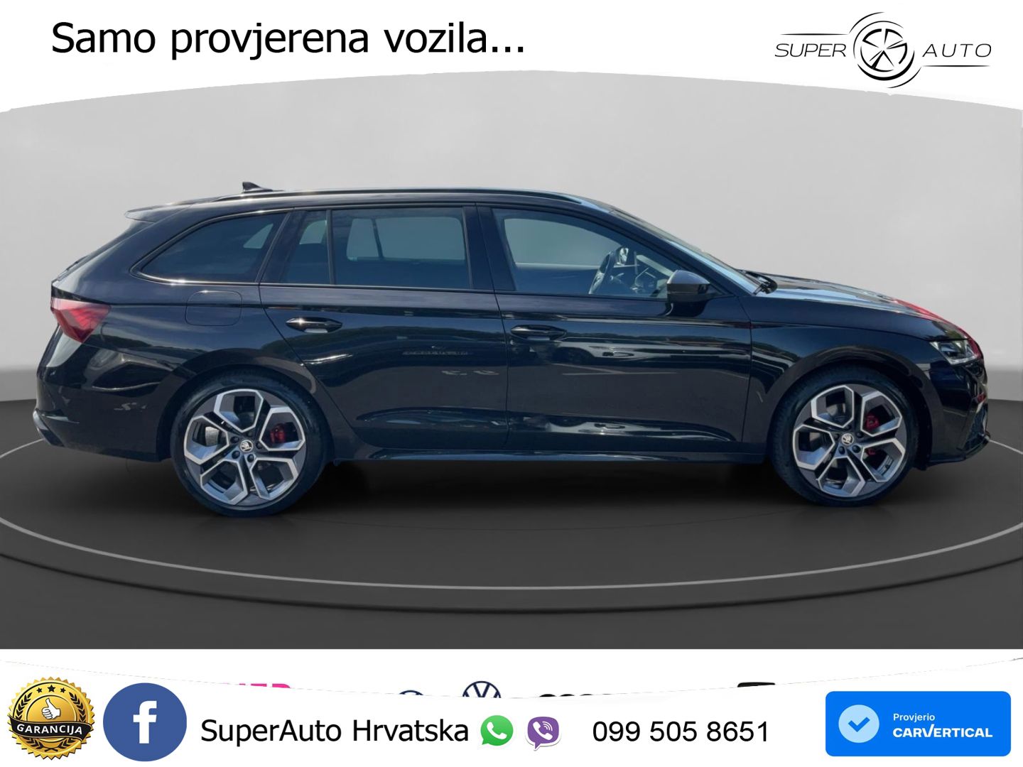 Škoda Octavia Combi RS 2.0 TDI (200 KS) DSG LED+GR SJED+ACC