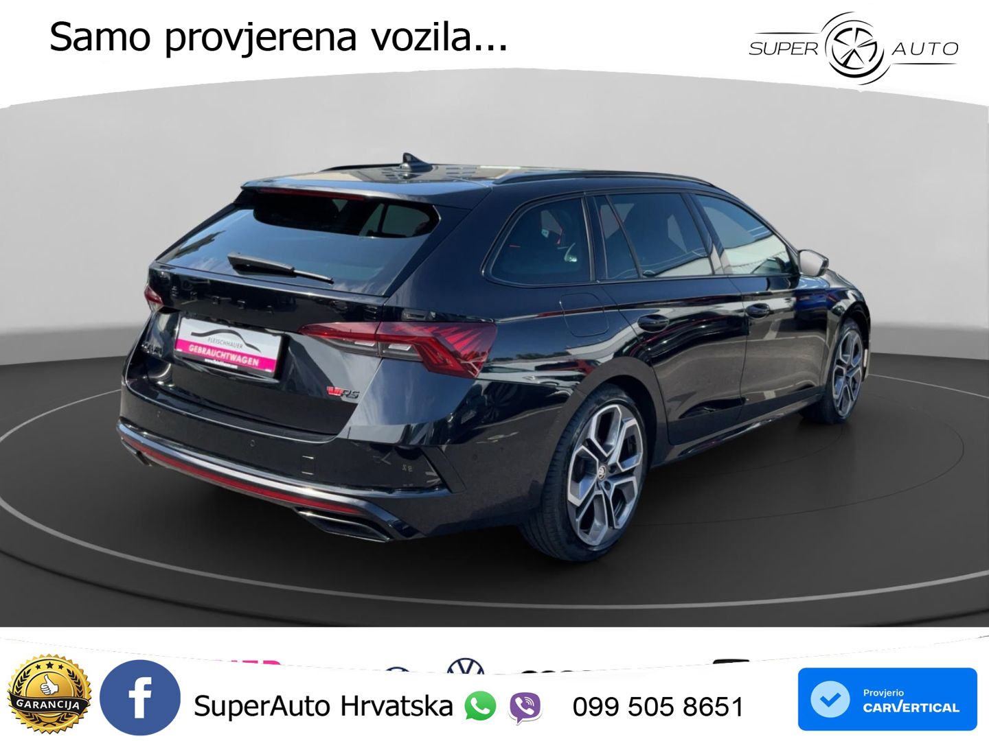 Škoda Octavia Combi RS 2.0 TDI (200 KS) DSG LED+GR SJED+ACC