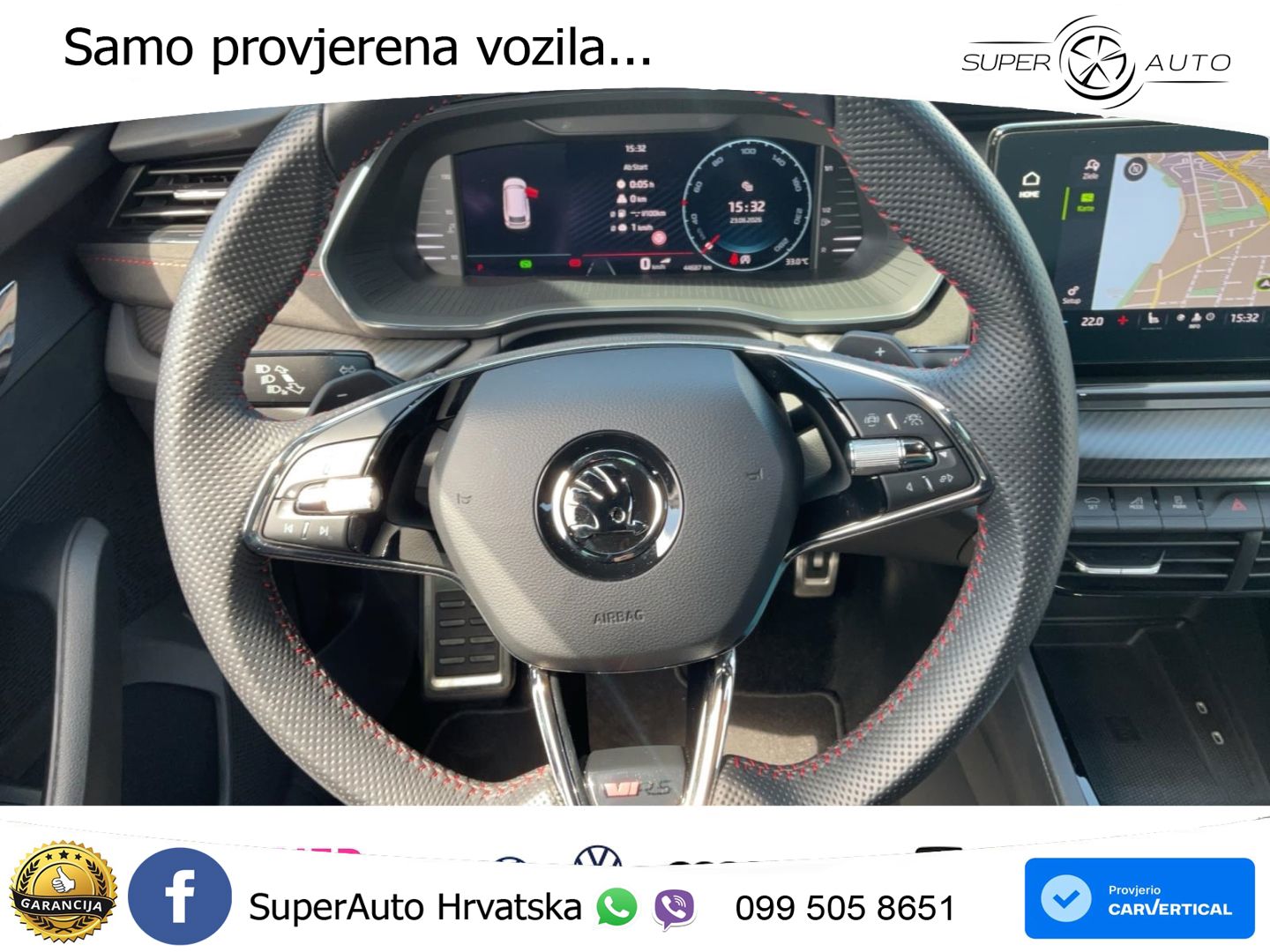 Škoda Octavia Combi RS 2.0 TDI (200 KS) DSG LED+GR SJED+ACC