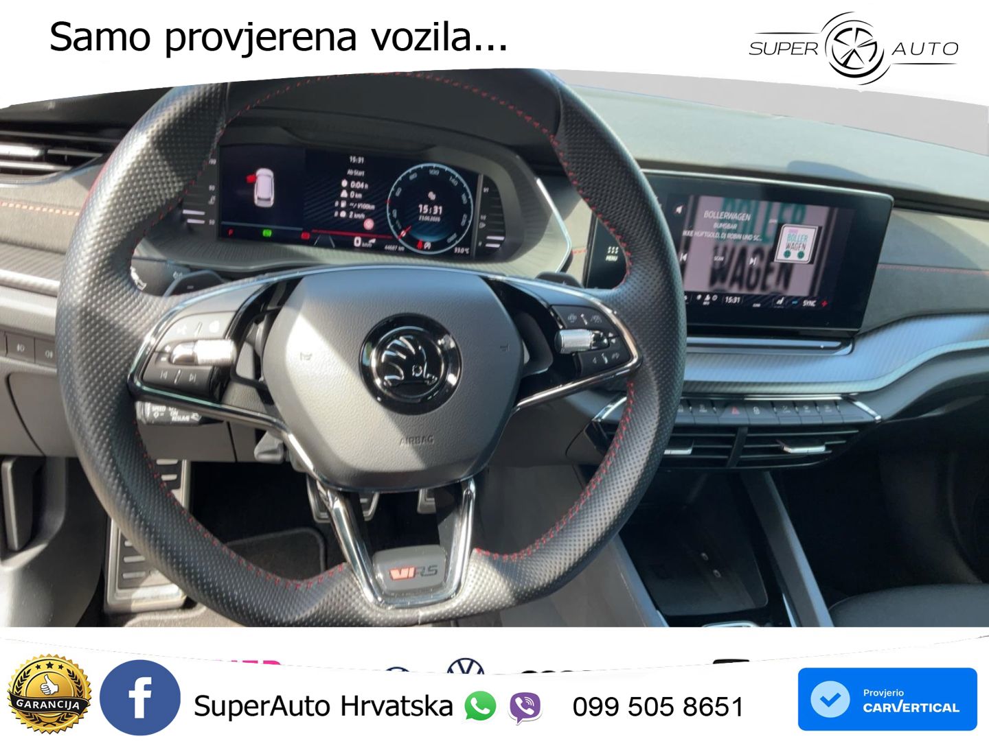 Škoda Octavia Combi RS 2.0 TDI (200 KS) DSG LED+GR SJED+ACC
