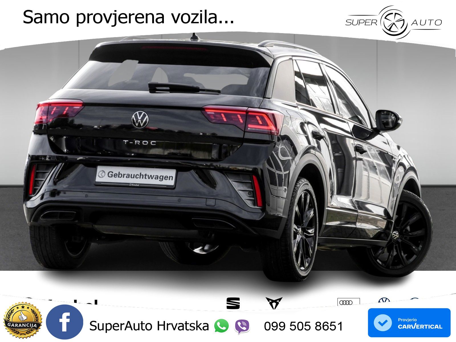 Volkswagen T-Roc 1.5 TSI (150 KS) DSG R-Line MATRIX+GR SJED+KAM