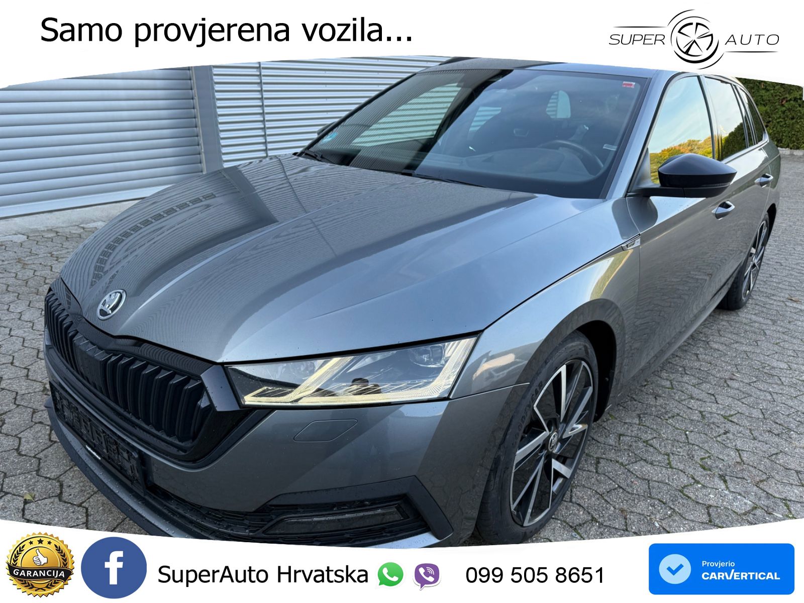 Škoda Octavia Combi 2.0 TDI (150 KS) 4x4 DSG SportLine LED+GR SJED+ACC