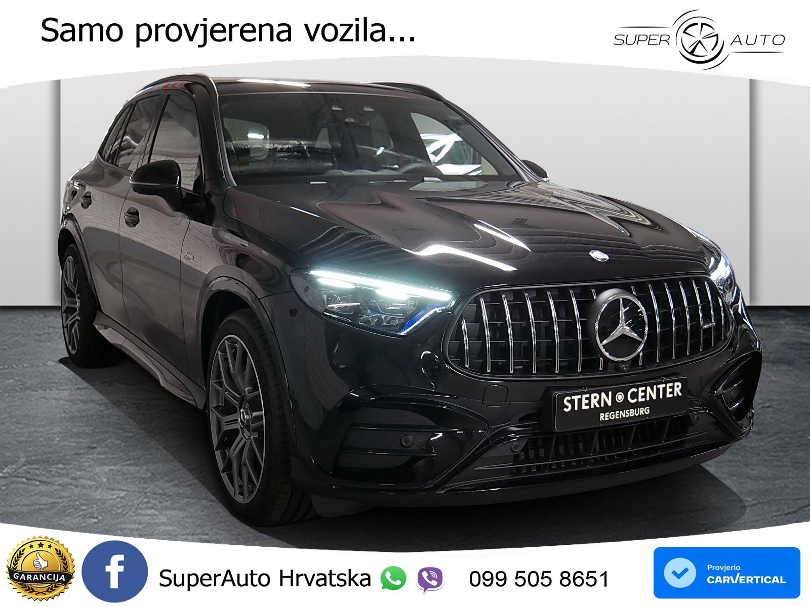Mercedes AMG GLC 53 (449 KS) 4MATIC+ AMG SPEEDSHIFT TCT 9G ACC+GR SJED+360+PANO